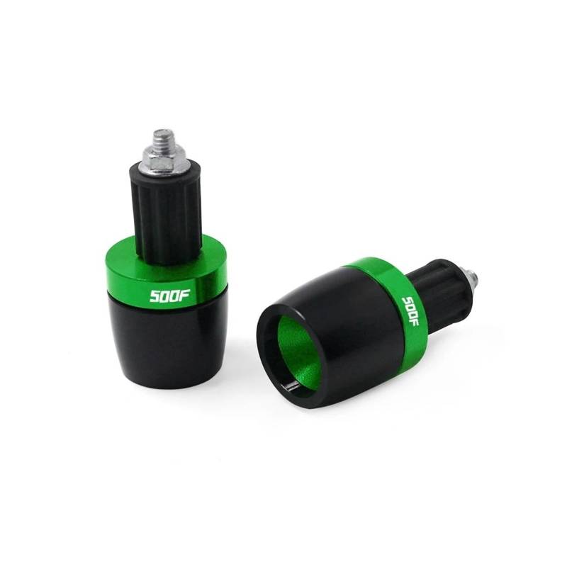 Motorrad Lenkergewichte Griffe Enden Geeignet Für CB500F Universal 7/8 "22 MM Griff Bar Stecker Slider(Green) von GXTCJDM