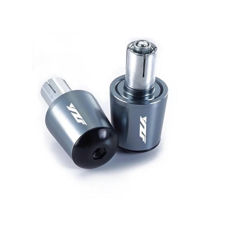 Motorrad Lenkergewichte Griffe Kappe End Stecker Geeignet Für YZF R3 R25 R6 R1 2013-2023 Griff Bar Zubehör(Titanium) von GXTCJDM