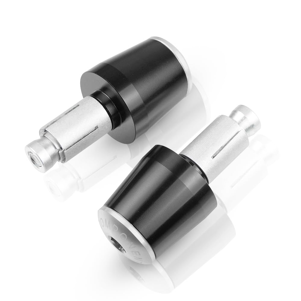 Motorrad Lenkergewichte Lenkergriffe Endkappen Stecker Passend Für ZX-12R 2000-2006(Silver) von GXTCJDM