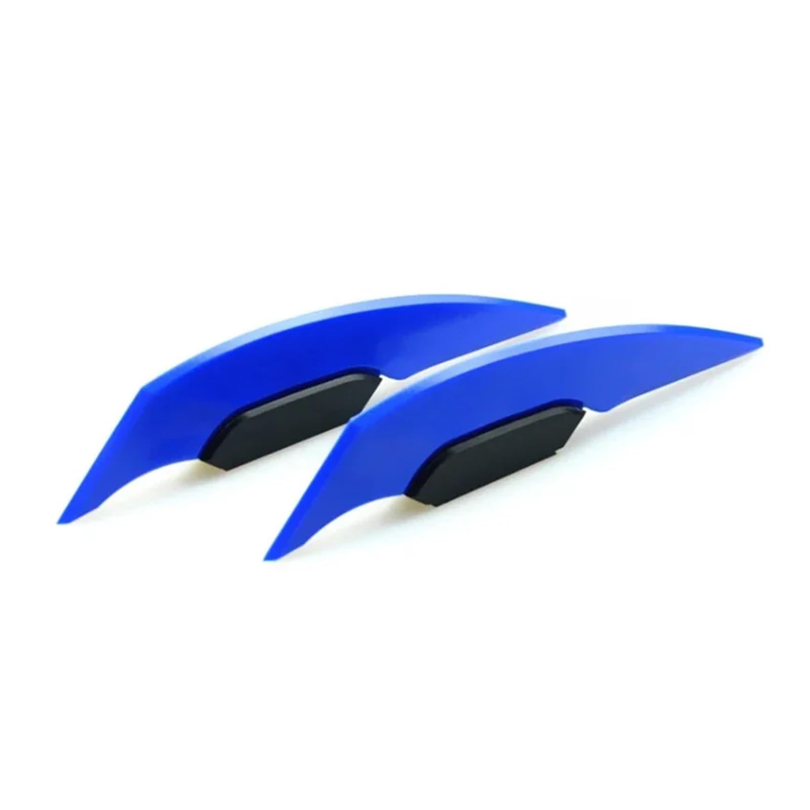 Motorrad Winglet 1 Paar Universal Winglet Aerodynamischer Spoiler Dynamische Dekoration Aufkleber Für Motorrad Roller(Blau) von GXTCJDM