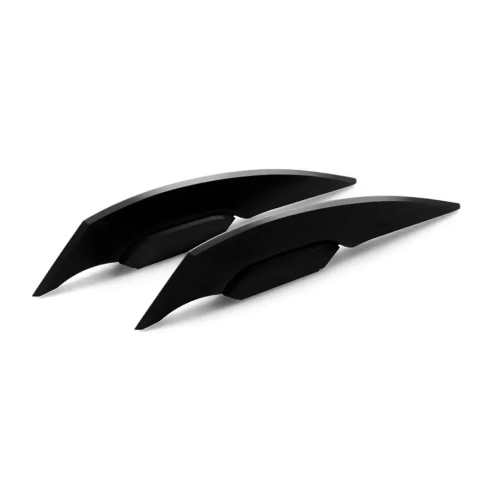 Motorrad Winglet 1 Paar Universal Winglet Aerodynamischer Spoiler Dynamische Dekoration Aufkleber Für Motorrad Roller(Schwarz) von GXTCJDM