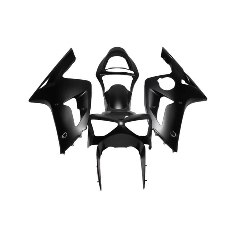 Motorrad Winglet ABS-Einspritzsatz Geeignet Für ZX-6R 636 2003–2004 Karosserie Karosserierahmen Verkleidungen Kunststoff-Karosserieverkleidung(Schwarz) von GXTCJDM