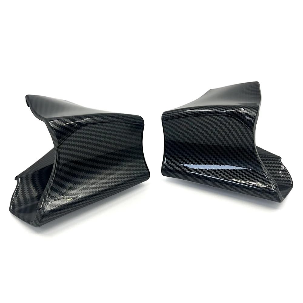 Motorrad Winglet Aerodynamik-Spoiler Mit Festem Flügel Und Niedrigerer Kraft Geeignet Für ZX-4R ZX-4RR ZX25R(Carbon Fiber Pattern) von GXTCJDM