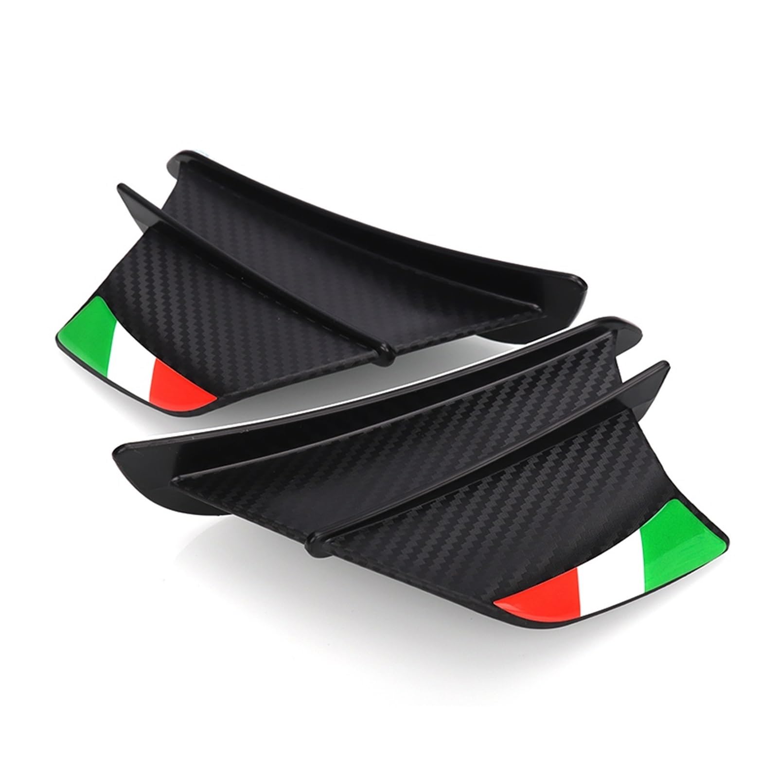 Motorrad Winglet Geeignet Für 899 959 1198 1198S 1199 1299 Panigale V4 V4S V4R V2 Winglet Aerodynamischer Spoiler(Multi-Colored 4) von GXTCJDM