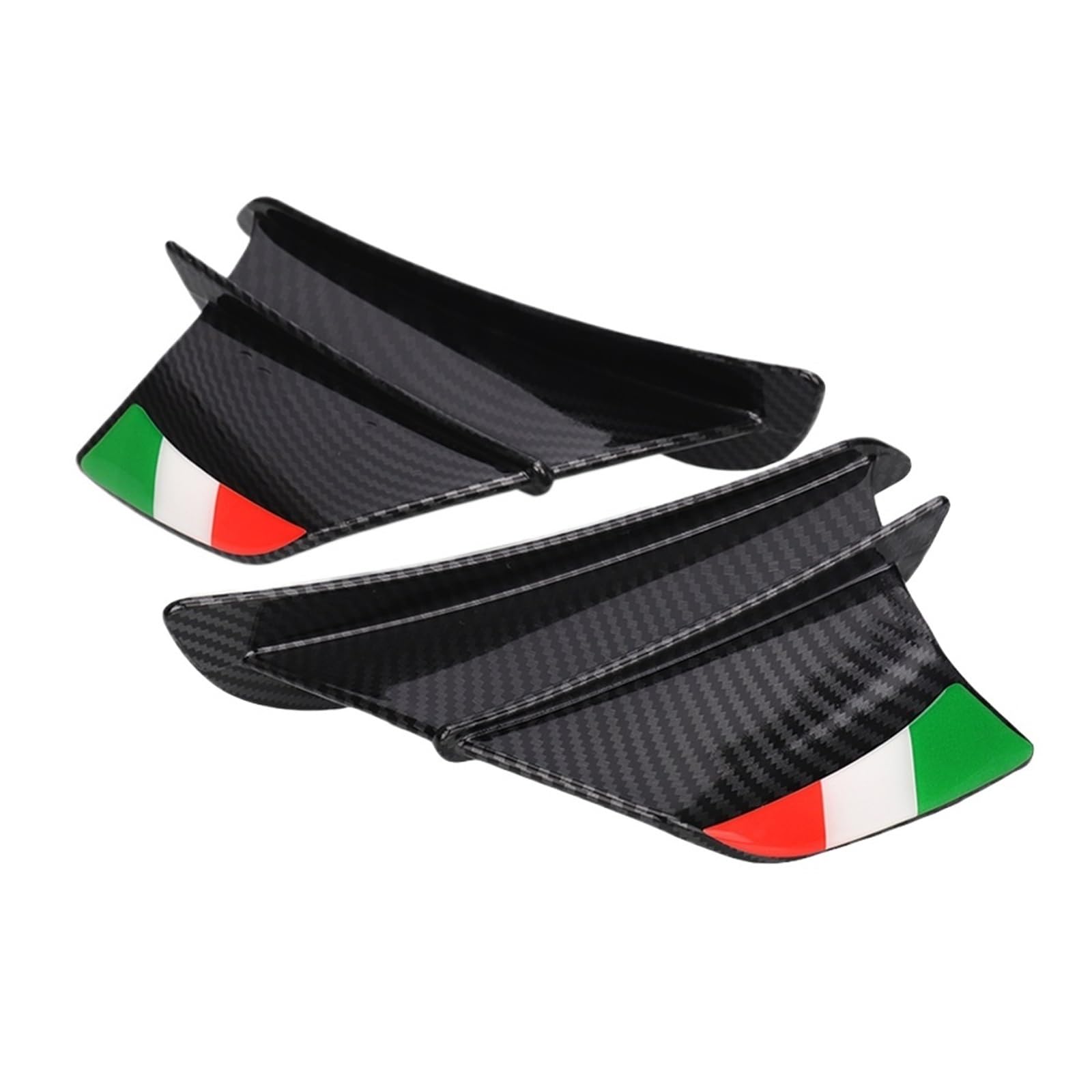 Motorrad Winglet Geeignet Für 899 959 1198 1198S 1199 1299 Panigale V4 V4S V4R V2 Winglet Aerodynamischer Spoiler(Multi-Colored 6) von GXTCJDM