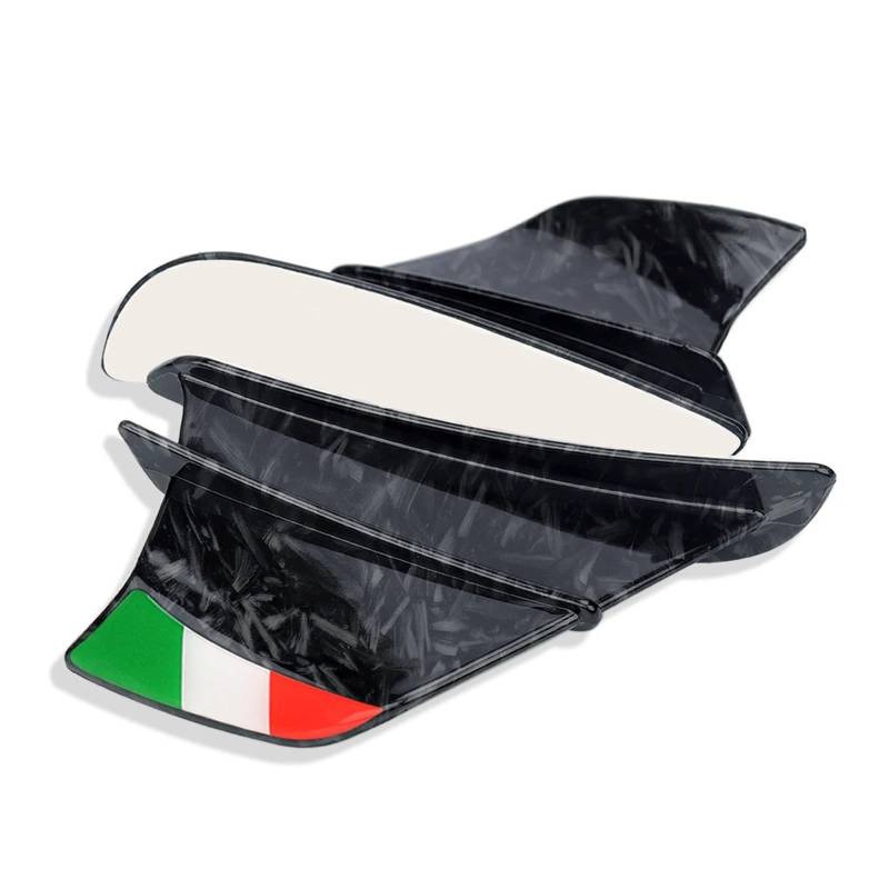 Motorrad Winglet Geeignet Für 899 959 1198 1198S 1199 1299 Panigale V4 V4S V4R V2 Winglet Aerodynamischer Spoiler(Multi-Colored 8) von GXTCJDM