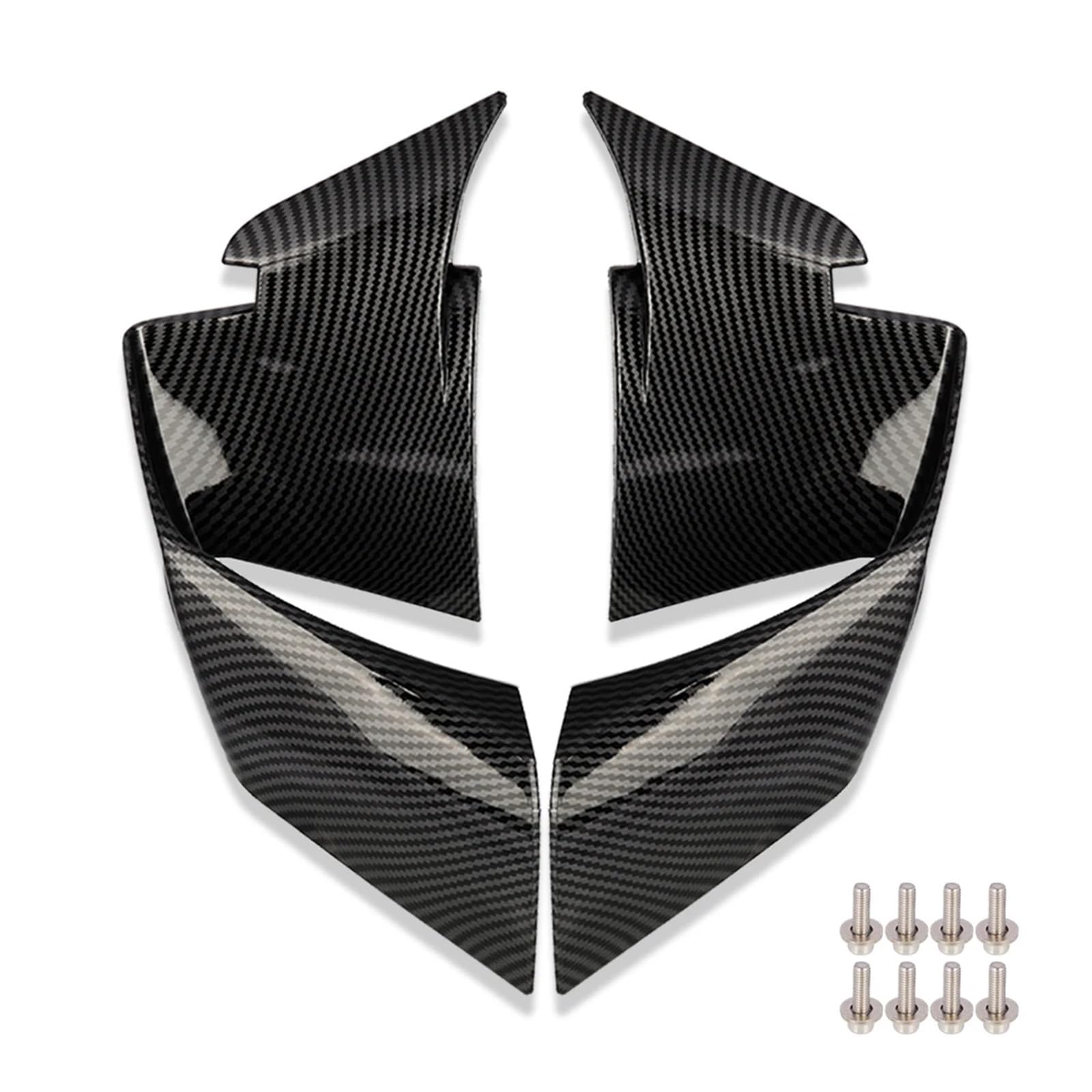 Motorrad Winglet Geeignet Für S1000rr 2022 M1000rr 2019 2020 2021 Zubehör Winglet Aerodynamische Wing Kit Spoiler(Style1) von GXTCJDM