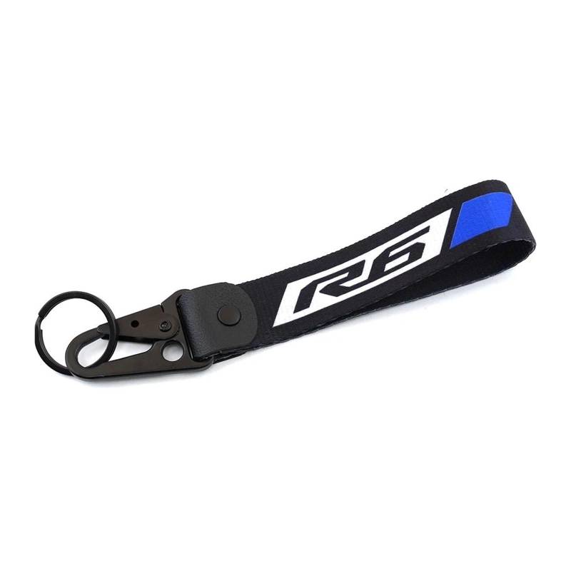 Passend Für YZFR6 Vorderradbremsöltank-Abdeckungshülsen Schlüsselanhänger Schlüsselanhänger(1 Piece Keyring Blue) von GXTCJDM