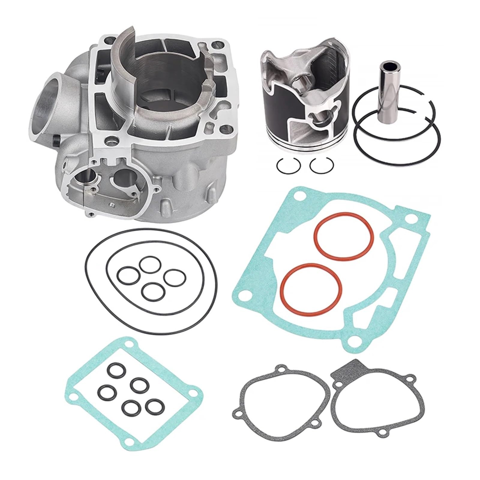 Motorrad 72mm Luft Zylinder & Kolben & Pleuel Dichtung Kit for TE300I 300 XC XCW TPI XC300 XCW300 55730138000 54830015144(Cylinder Piston) von GXZRTYLCG