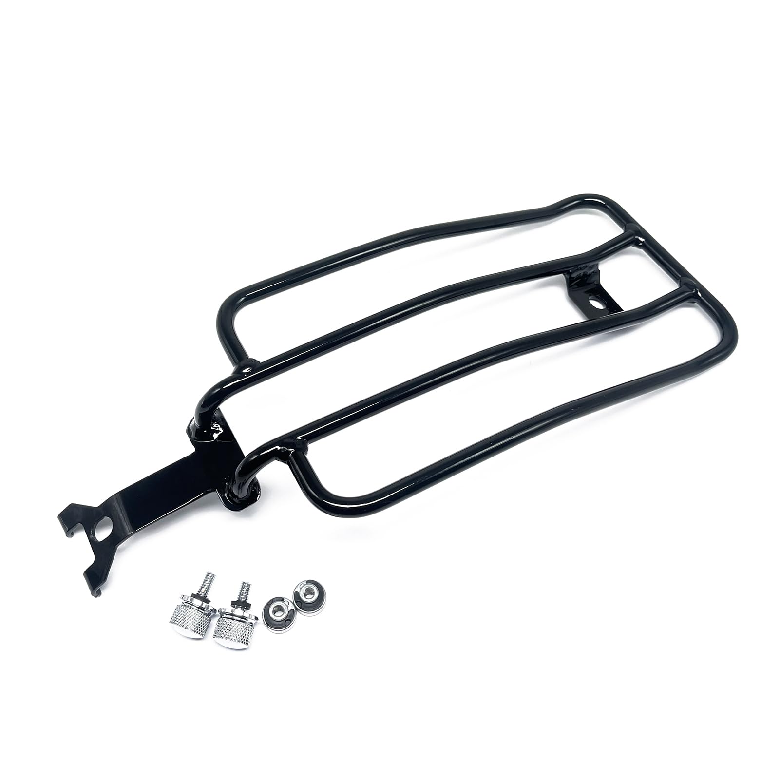 GYMARK - Motorrad Rücksitz Beifahrer Gepäckträger Für Harley Nightster 975 RH975 2022 2023 2024 Heavy Duty Fracht Rack Motorrad Zubehör von GYMARK