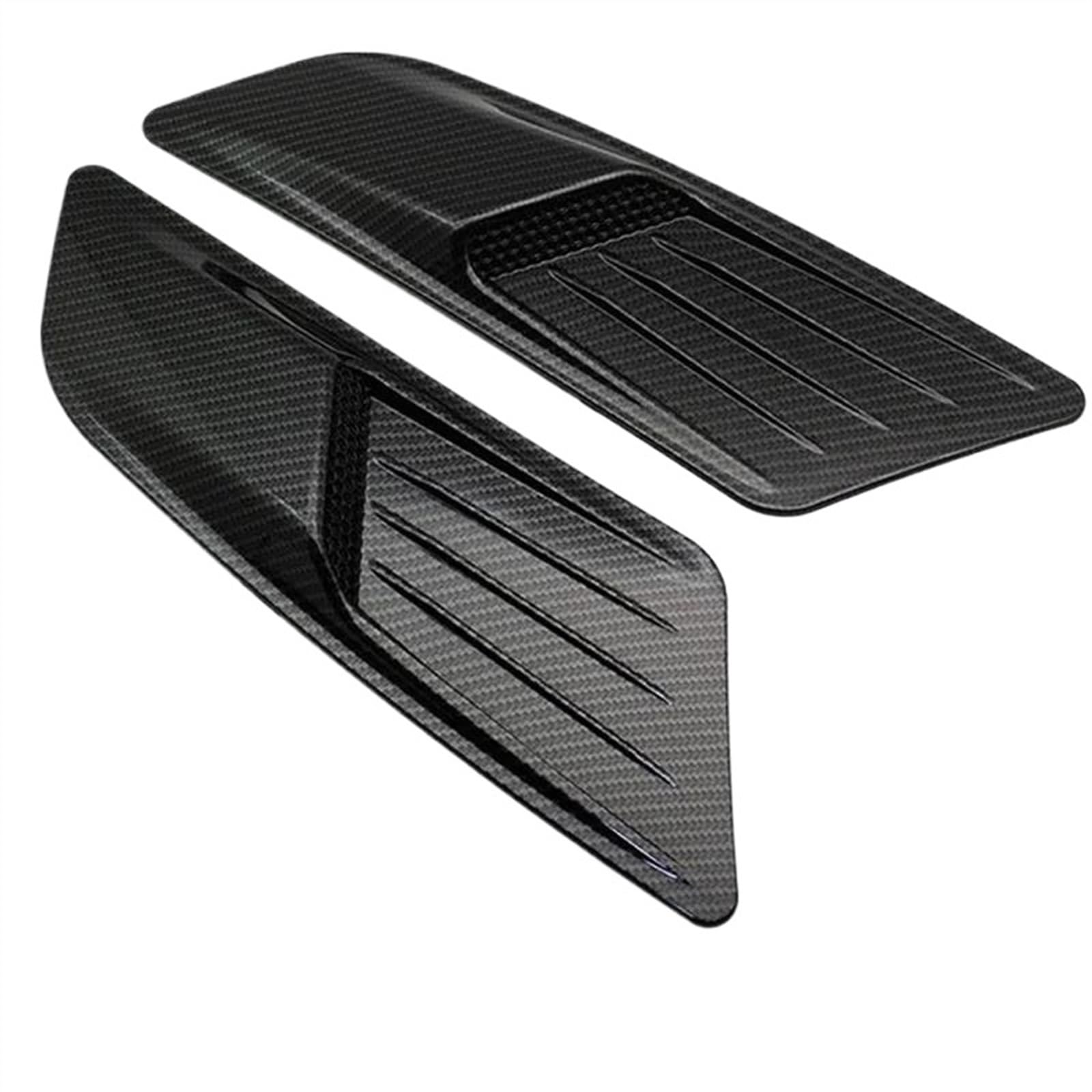 GYTTAK Auto Lufteinlass 2 Stücke 31 cm Auto Air Flow Intake Hood Scoop Bonnet Vent Abdeckung Aufkleber Carbon Faser Aufkleber Aufkleber Geändert Stücke(A) von GYTTAK