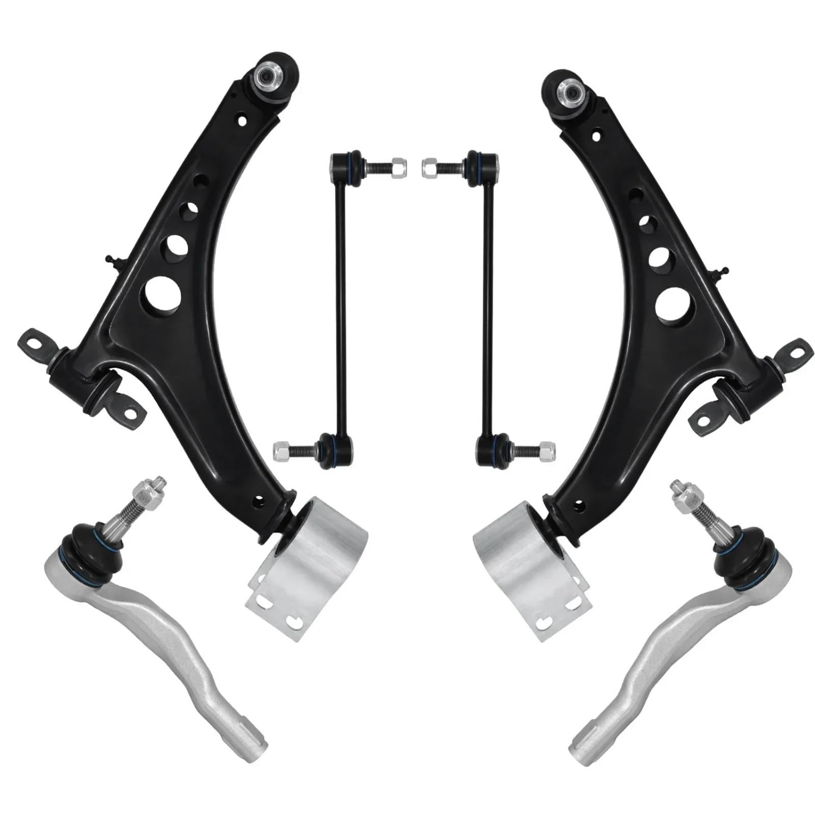 GYTTAK Auto Radaufhängung Kompatibel Mit Chevrolet Für Malibu 2016 2017 2018 2019 CMS501266 CMS501267 6 Stück Auto Front Lower Arm Kugelgelenk Spurstange Autoteile von GYTTAK