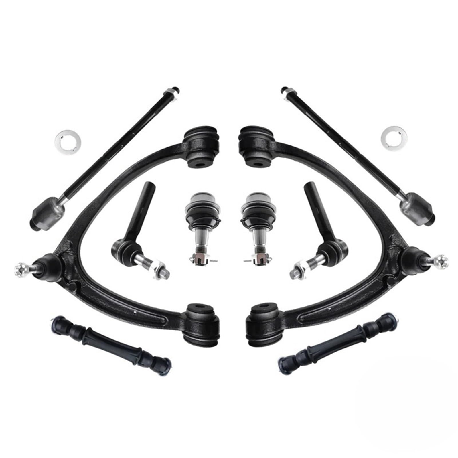 GYTTAK Auto Radaufhängung Kompatibel Mit Chevrolet Für Suburban 1500 Für Tahoe 2007 2008 2009 2010 2011 2012 2013 2014 Auto-Front-Oberlenker-Aufhängungssatz K80669 K80670 von GYTTAK