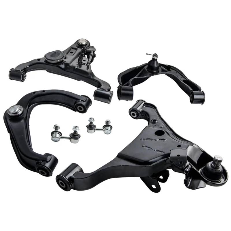 GYTTAK Auto Radaufhängung Kompatibel Mit Suzuki Für Equator 2009 2010 2011 2012 Vorderer Oberer Unterer Querlenker Stabilisator-Verbindungssatz K621245 K621246 K620372 K620371 K80470 K80471 von GYTTAK