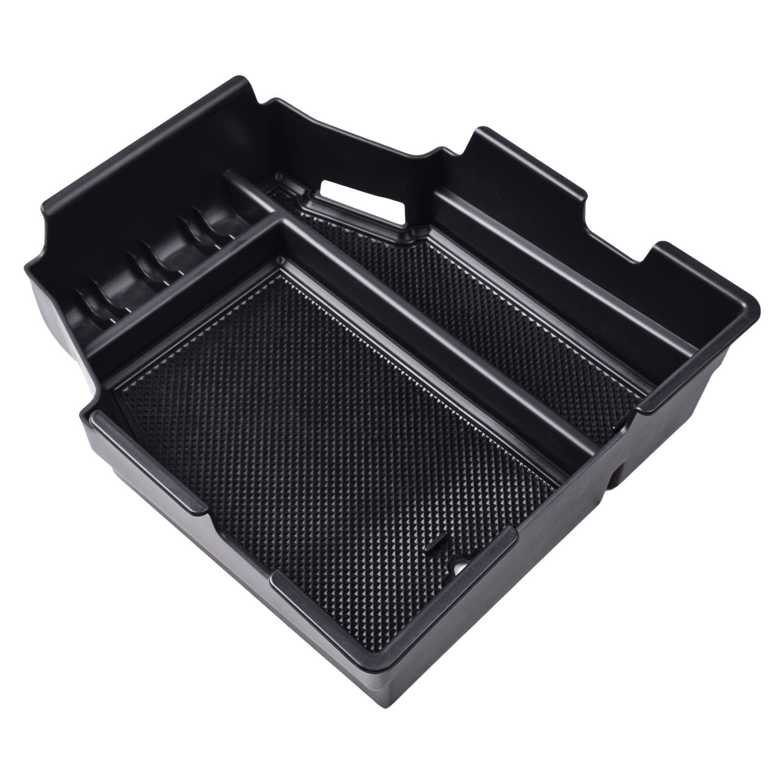 GYTTAK Car Center Console Armrest Organizer Tray Aufbewahrungsbox Kompatibel Mit Chevy Für Traverse 2018 2019 2020 2021 2022 2023 Innenausstattung(Black) von GYTTAK