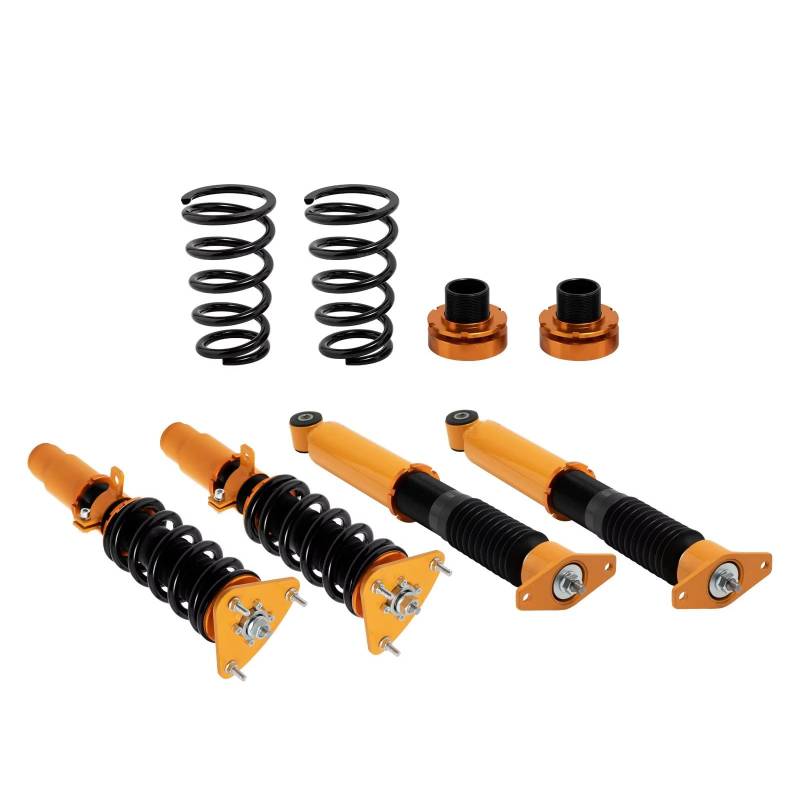 GYTTAK Gewindefahrwerk Kompatibel Mit Mazda Für 3 2004–2013 Für Axela 2003–2019 BK BL Streben Stoßdämpfer Gewindefahrwerk Suspension Kit ADJ. Höhe Autoteile(Yellow) von GYTTAK