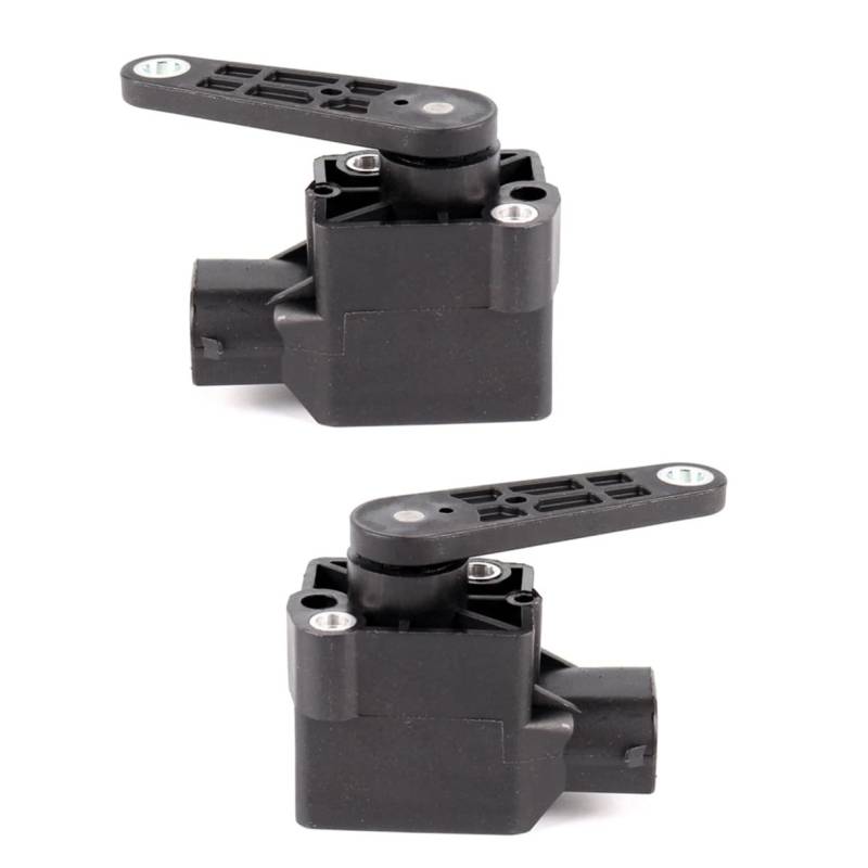 GYTTAK KarosseriehöHensensor Kompatibel Mit Für 525xi 530xi 2006 2007 Für 528xi 535xi 2008 Suspension Ride Height Level Sensor 37140141444 37140141445(Front+Rear) von GYTTAK