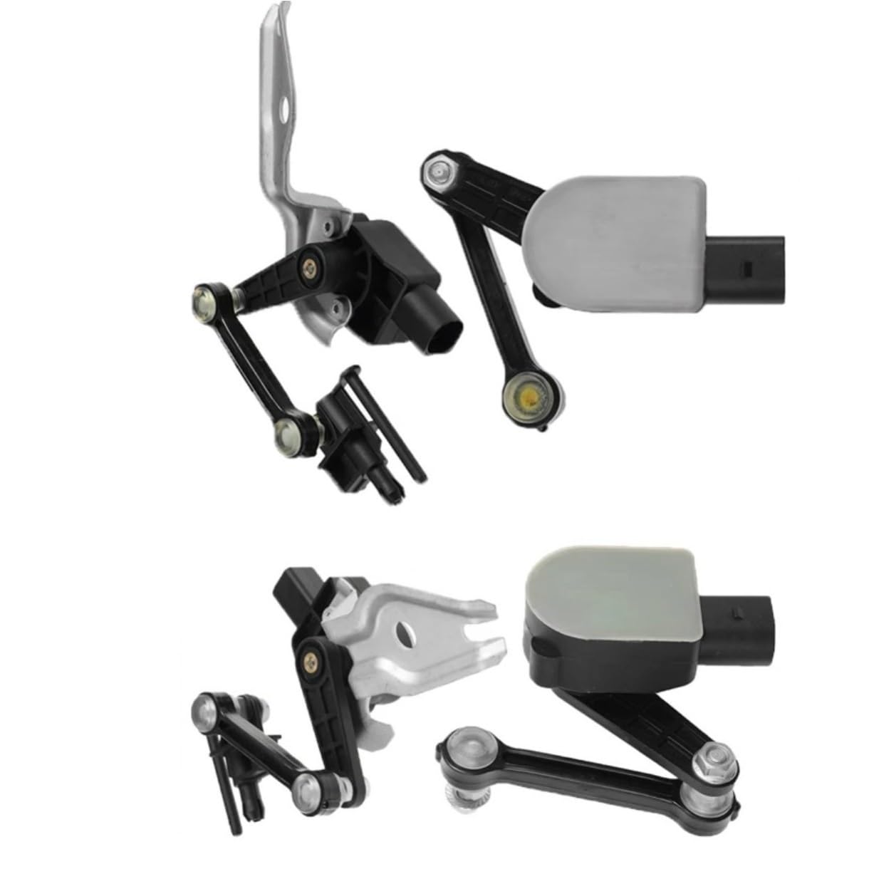 GYTTAK KarosseriehöHensensor Kompatibel Mit Q7 7L6616571 Luftfederungs-Niveausensor Hinten Vorne Fahrhöhen-Niveausensor 7L6616572 7L6616213C 7L6616214C(4 pcs) von GYTTAK