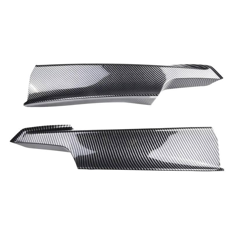 GYTTAK Kofferraumspoiler Kompatibel Mit 3er Für F30 320i 325i 2013 2014 2015 2016 2017 2018 2019 Auto-Frontlippe Stoßstange Spoiler Splitter Kratzschutz(Carbon Look) von GYTTAK