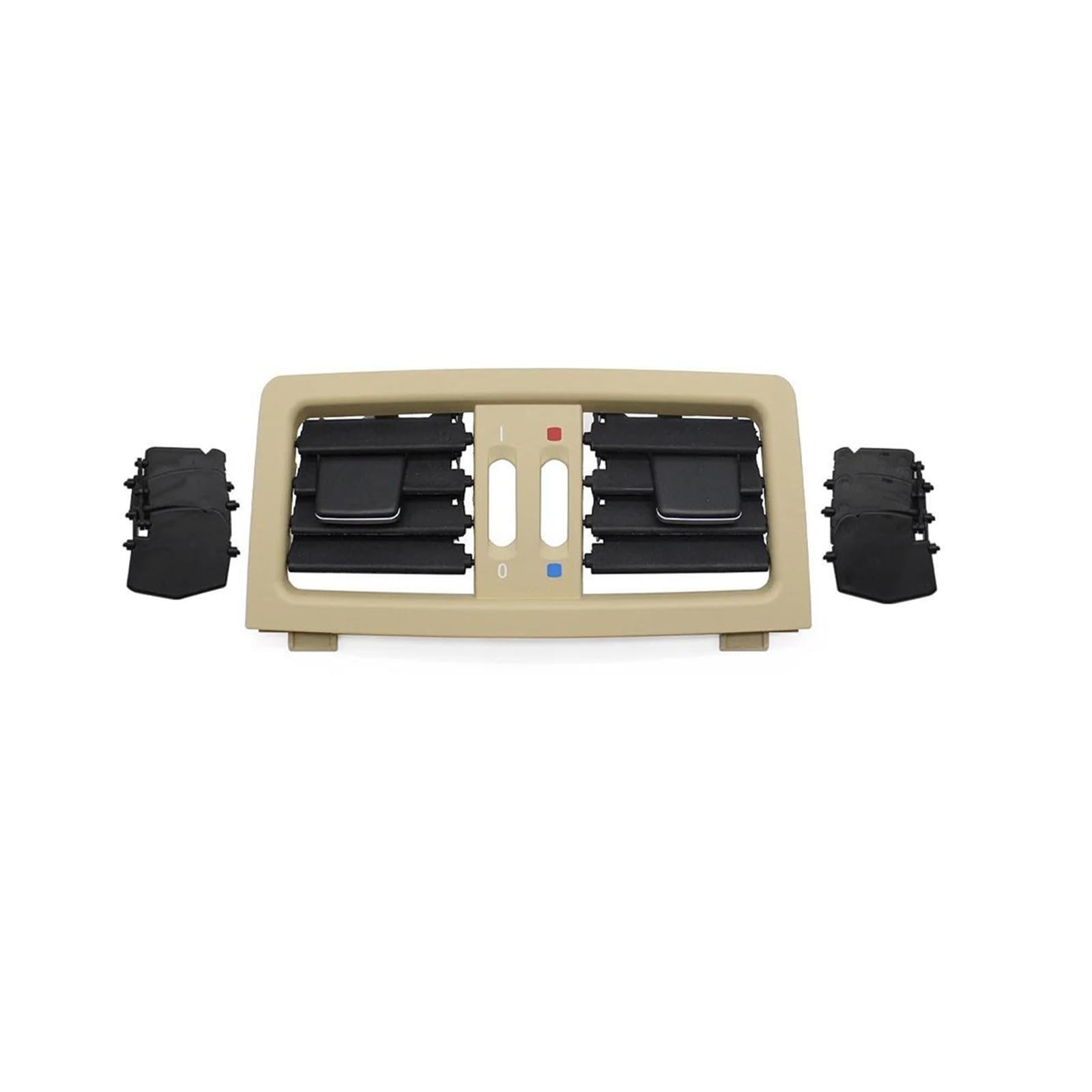 GYTTAK Kompatibel Mit 5er E60 E61 2003–2006 2007 2008 2009 64226957974 Auto-Heckklimaanlage-Panel-Abdeckung AC-Entlüftungsgitter-Besatz Ersatz Auto Luftauslass(Beige) von GYTTAK