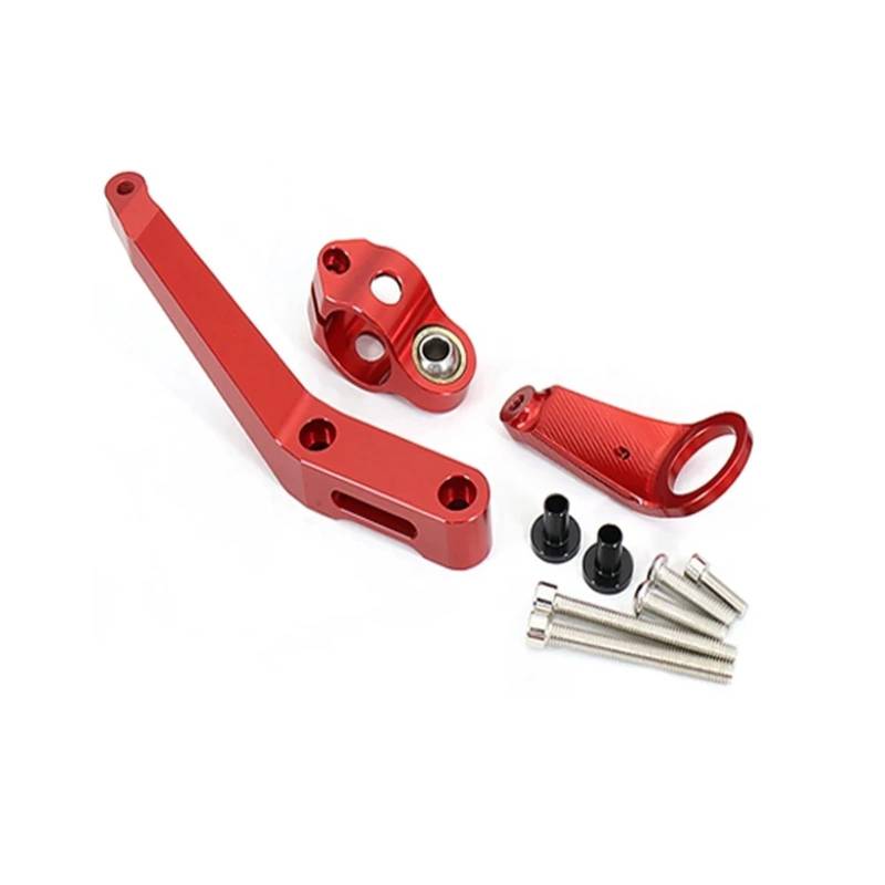 GYTTAK Kompatibel Mit CBR954RR 2002-2003 Motorraddämpfer Moto Lenkungsdämpfer Stoßdämpfer Motorraddämpfer Stabilisator Motorradzubehör Motorrad Lenkungsdämpfer(Red,A) von GYTTAK