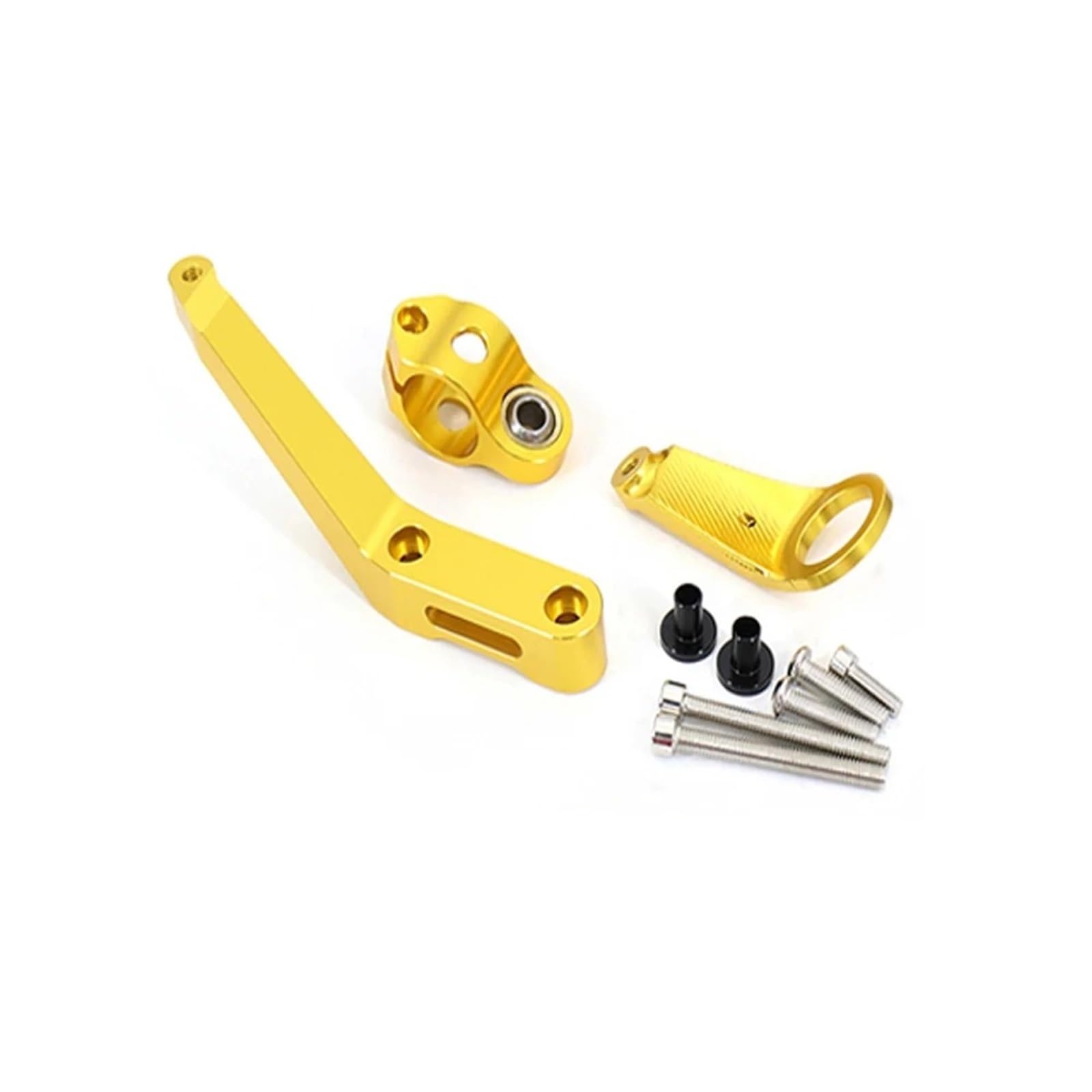 GYTTAK Kompatibel Mit CBR954RR 2002-2003 Motorraddämpfer Moto Lenkungsdämpfer Stoßdämpfer Motorraddämpfer Stabilisator Motorradzubehör Motorrad Lenkungsdämpfer(Yellow,A) von GYTTAK