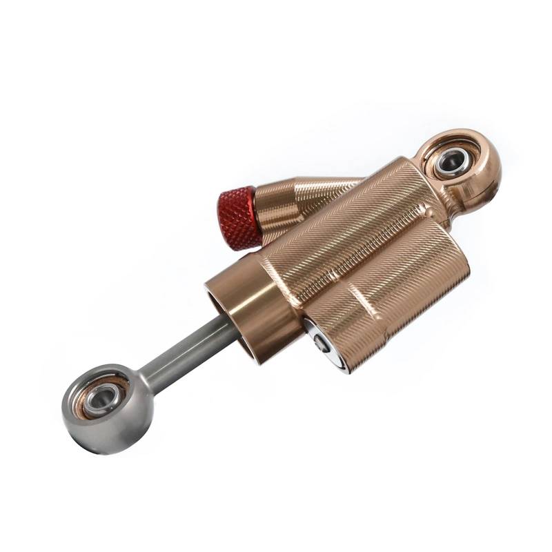 GYTTAK Kompatibel Mit CRF250R Für CRF450R Motorrad-Lenkungsdämpfer Moto-Lenkungsdämpfer Stoßdämpfer Aus Geschmiedetem Aluminium Für Motorrad-Absorberstabilisator Motorrad Lenkungsdämpfer(Brass) von GYTTAK