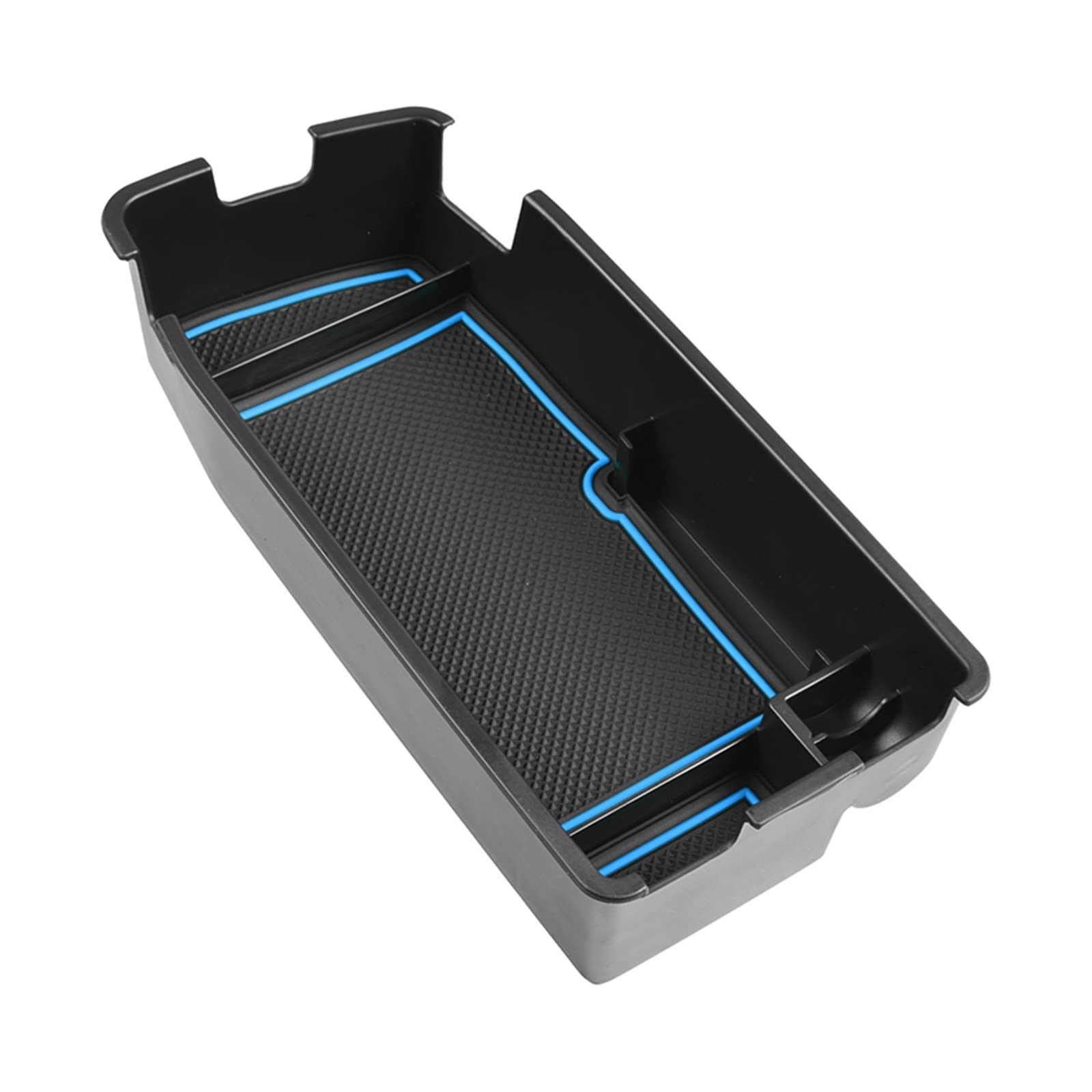 GYTTAK Kompatibel Mit Chevy Für Bolt EUV Für Schraube EV 2022 2023 Auto Center Console Organizer Tray Aufbewahrungsbox Zubehör(Blue) von GYTTAK