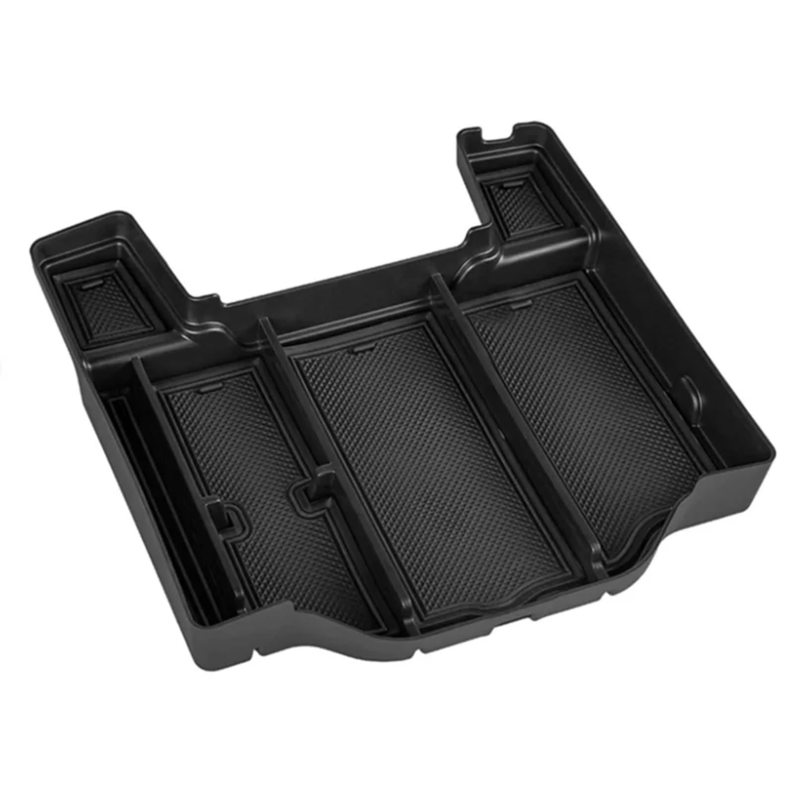 GYTTAK Kompatibel Mit Dodge Für RAM 1500 2500 3500 2019 2020 2021 2022 2023, Auto-Armlehnenbox, Aufbewahrung, Mittelkonsole, Organizer, Zubehörbehälter(Black) von GYTTAK