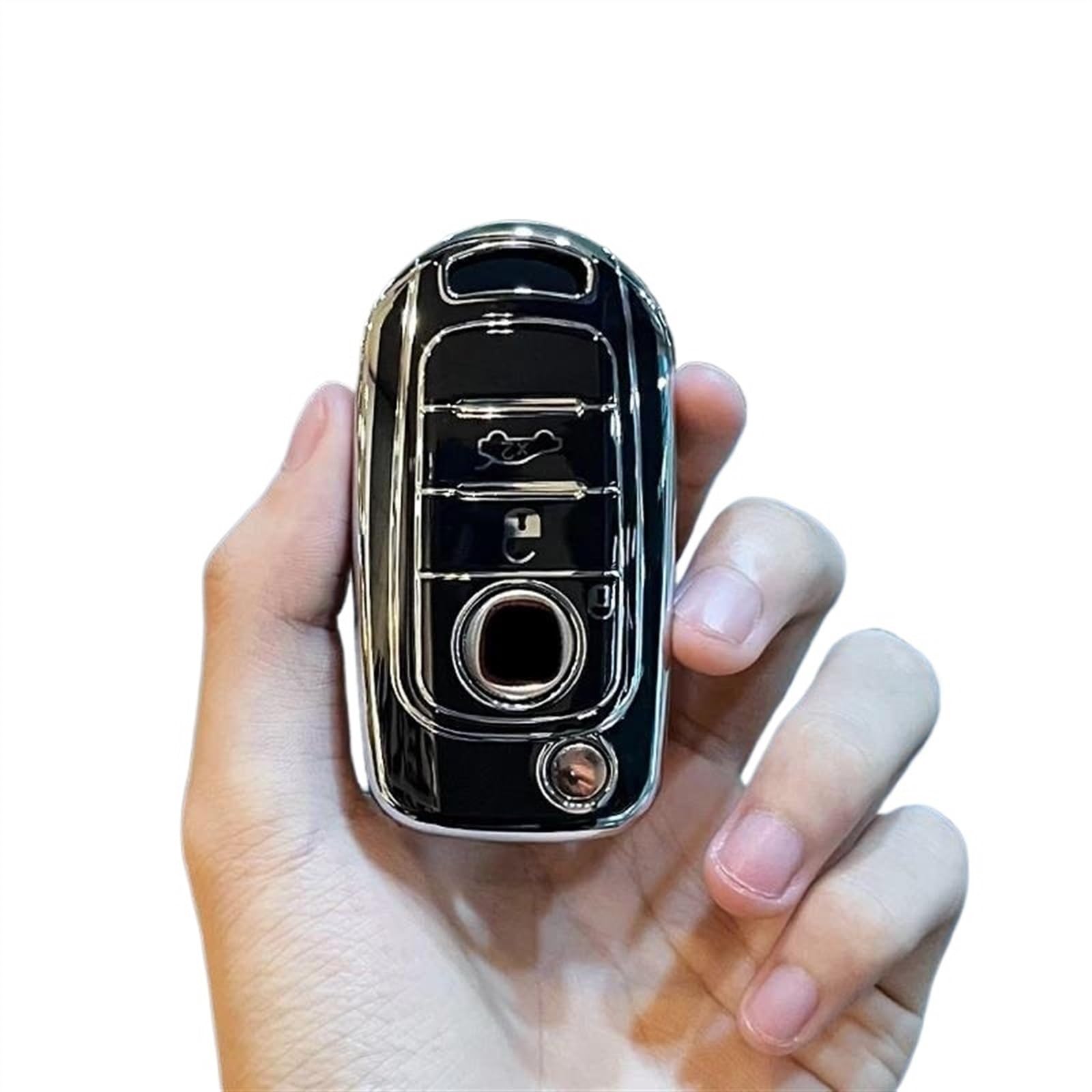 GYTTAK Kompatibel Mit FIAT Für Cronos Für 500X Für Toro Egea Für Tipo 1 Stück Auto-Flip-Key-Case-Schutzhülle Fob Autoschlüssel-Shell-Abdeckung Autoschlüsselgehäuse(5) von GYTTAK