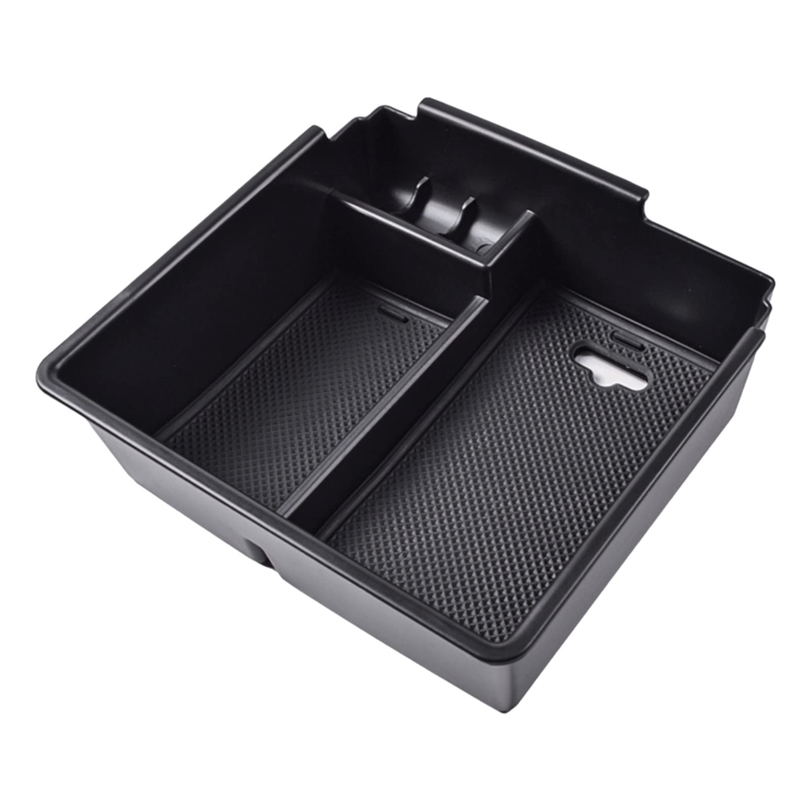 GYTTAK Kompatibel Mit Ford Für Ranger 2014 2015 2016 2017 2018 2019 2020 2021 2022 2023 Auto Center Console Organizer Tablett Kompatibles Zubehör(Black) von GYTTAK