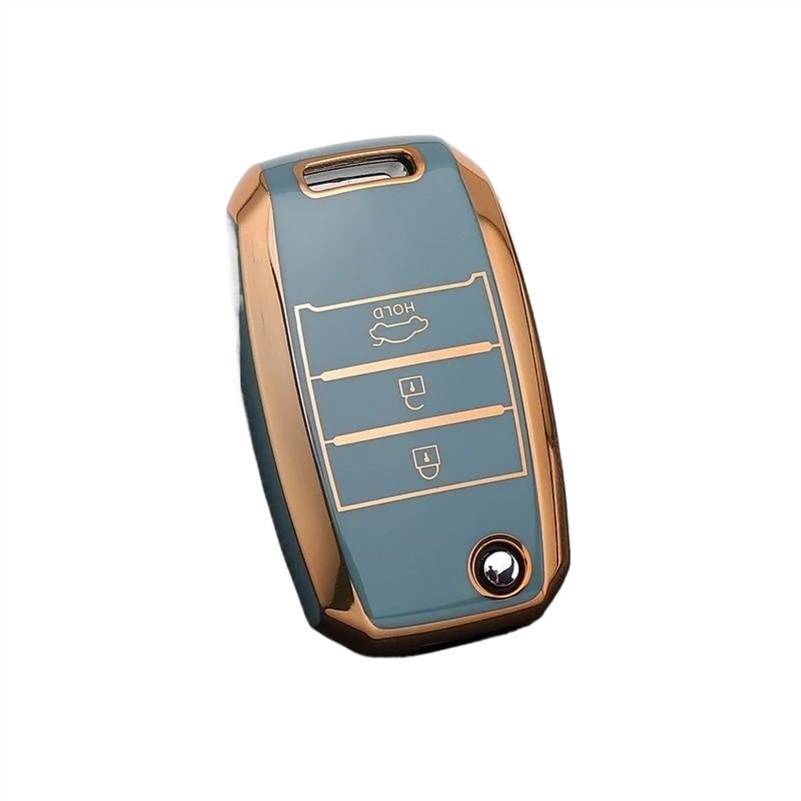 GYTTAK Kompatibel Mit K&ia Für Soul Für Ceed Für Sorento Für Forte Für Stinger Für Cerato 1 Stück Autoschlüsselhülle Abdeckung Auto Flip Key Case Cover Shell Fob Autoschlüsselgehäuse(Color 3) von GYTTAK