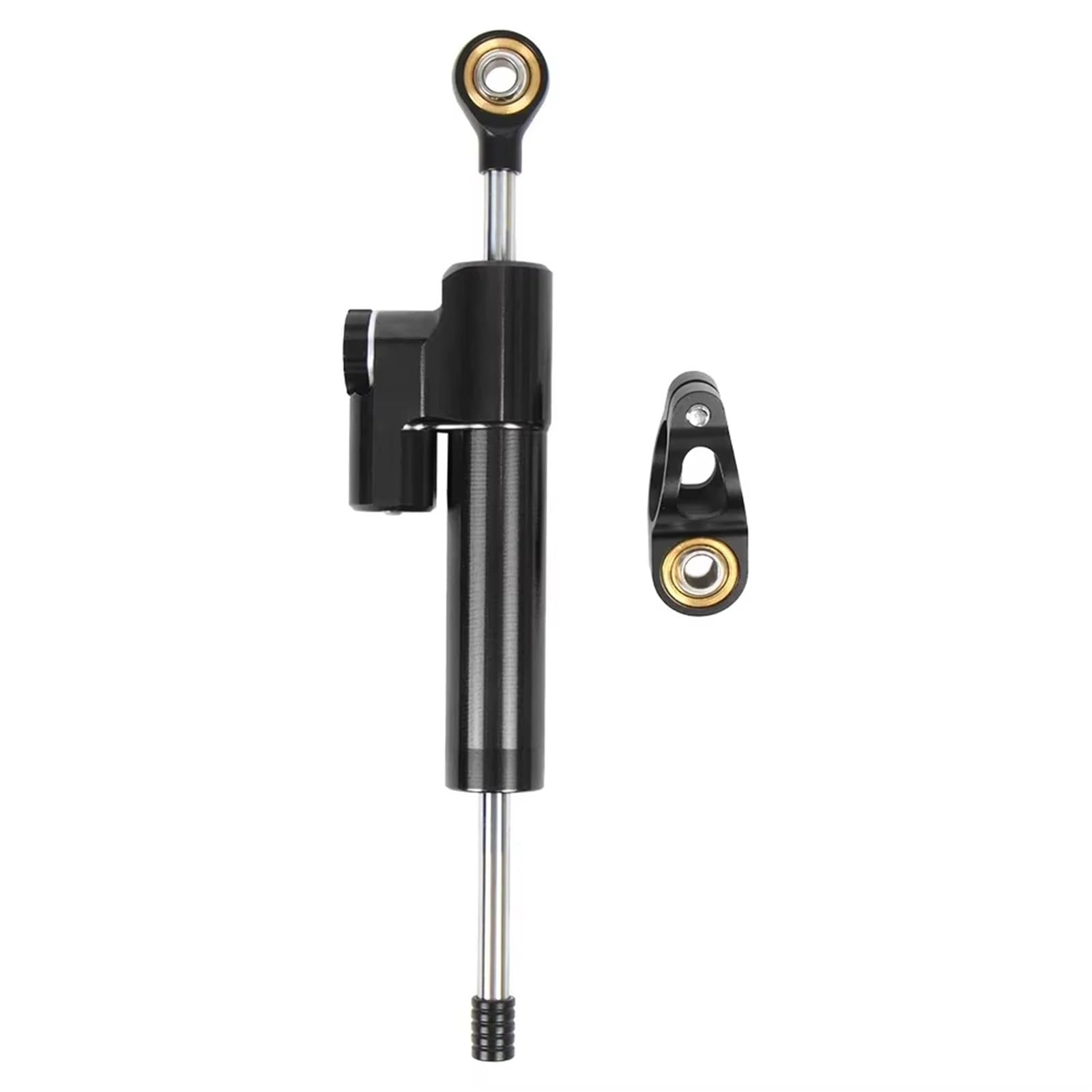 GYTTAK Kompatibel Mit XADV750 Universal-Motorrad-Lenkungsdämpfer, Einstellbarer Stabilisator Für Speed ​​Wobble-Zubehör, Lenkungsdämpfer-Stoßdämpfer Motorrad Lenkungsdämpfer(B) von GYTTAK