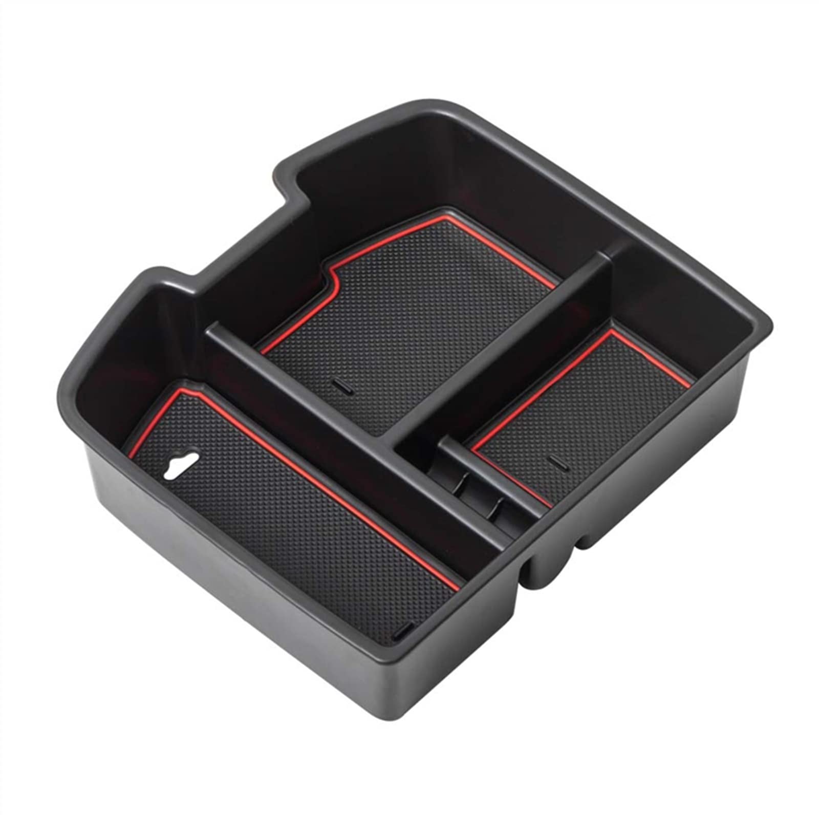 GYTTAK Kompatibel mit Chevrolet für Avalanche für Tahoe für Silverado für Suburban 1500 2500, Auto-Mittelkonsolen-Organizer, Innenzubehör(Red) von GYTTAK