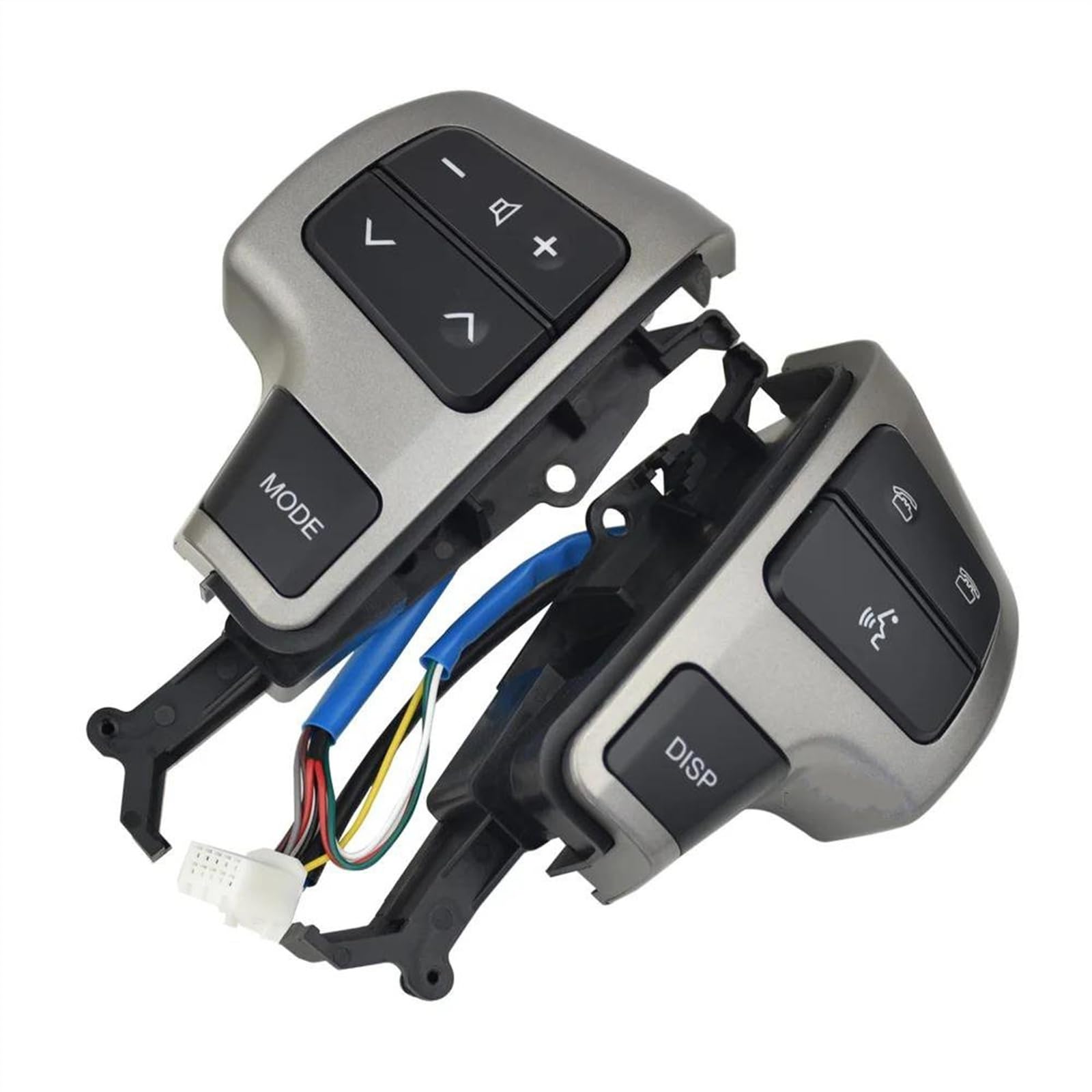 GYTTAK Multifunktion Lenkradtast Kompatibel Mit Toyota Für Land Für Cruiser 200 2007-2013 2014 2015 2016 Auto Lenkrad Audio Control Schalter Taste 84250-60050(2) von GYTTAK