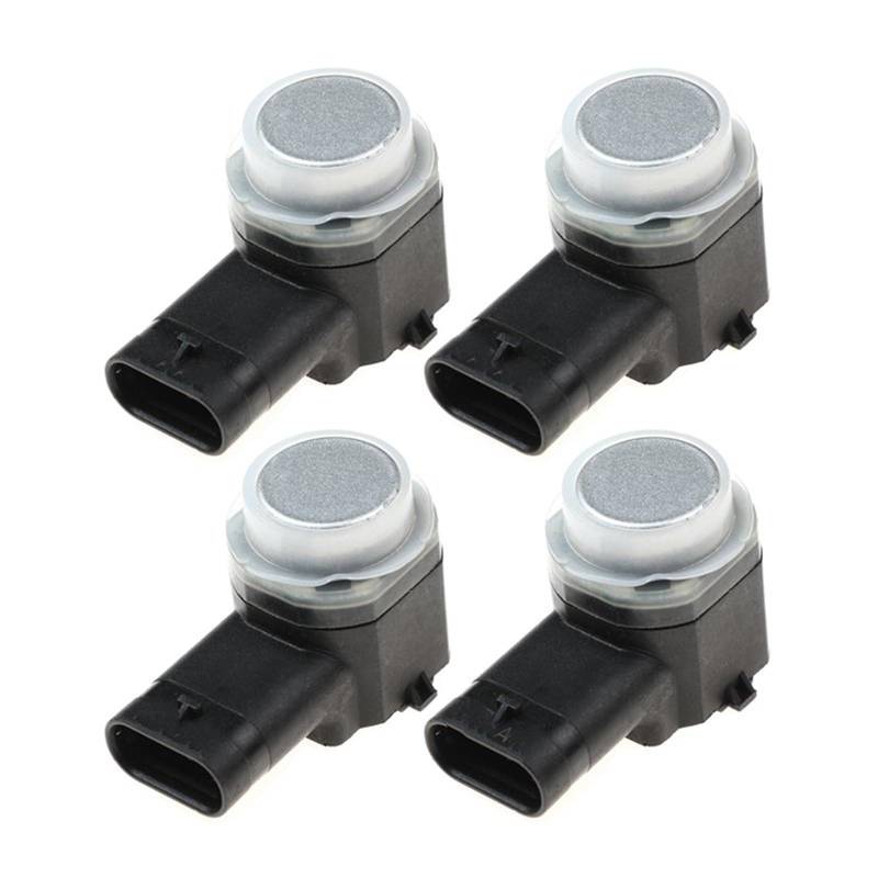 GYTTAK PDC Parksensor Kompatibel Mit Ford Auto Pdc Assist Objekt Einparkhilfe Sensor Reverse Assist Radar Einparkhilfe Cj5t15k859aaw(Silver,4pcs) von GYTTAK