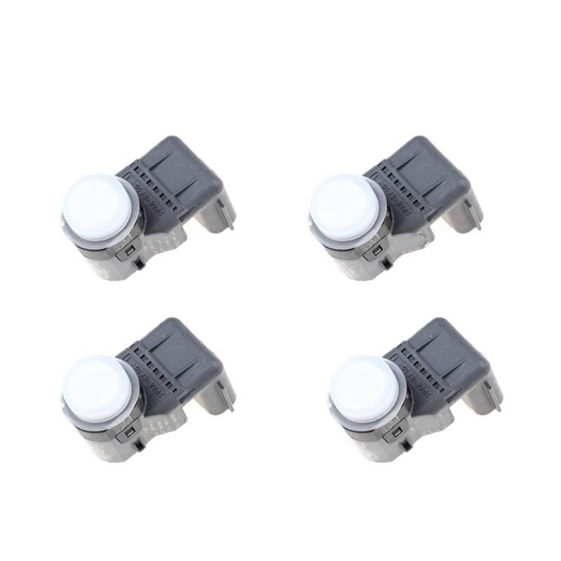 GYTTAK PDC Parksensor Kompatibel Mit Kia Autozubehör Pdc-Einparkhilfe Objektabstandskontrolle Abstandssensor Stoßstangen-Rückfahrassistent 96890c5100(White,4pcs) von GYTTAK