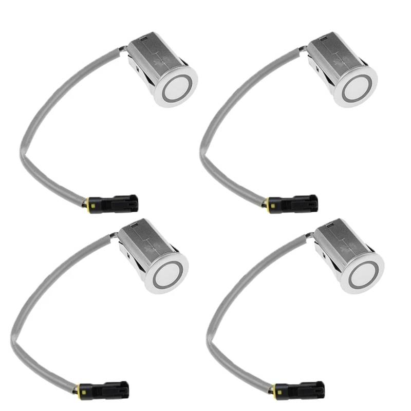 GYTTAK PDC Parksensor Kompatibel Mit Lexus Für Rx350 3.5l Gsu35 2006 2007 2008 Auto Pdc Parksensor Auto Einparkhilfe Objektsensor Pz36200208(White,4pcs) von GYTTAK