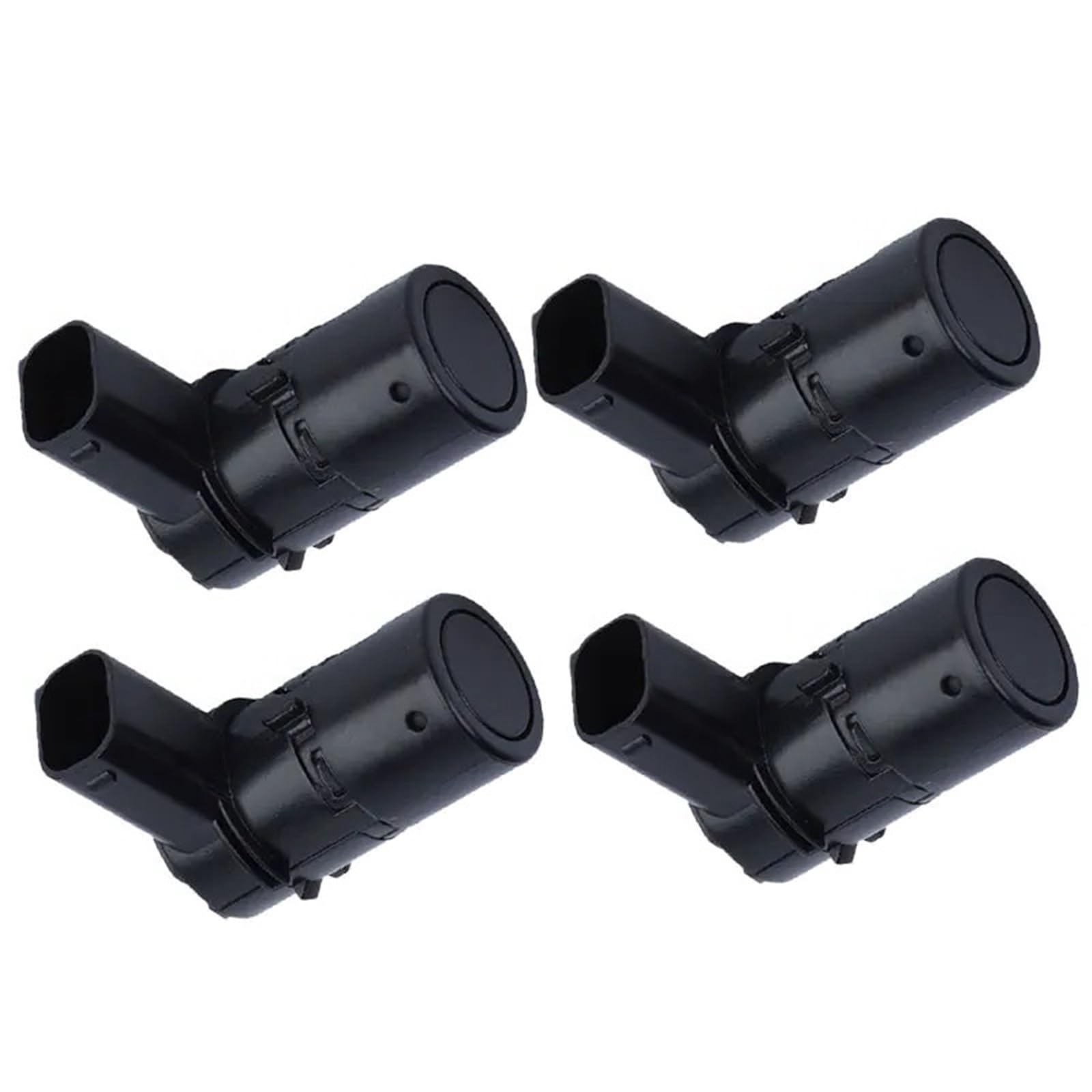 GYTTAK PDC Parksensor Kompatibel Mit Peugeot Für 207 Auto Pdc Einparkhilfe Objektsensor Stoßstangenabstandskontrollsensor Rückfahrassistent 9653849080(Black,4pcs) von GYTTAK