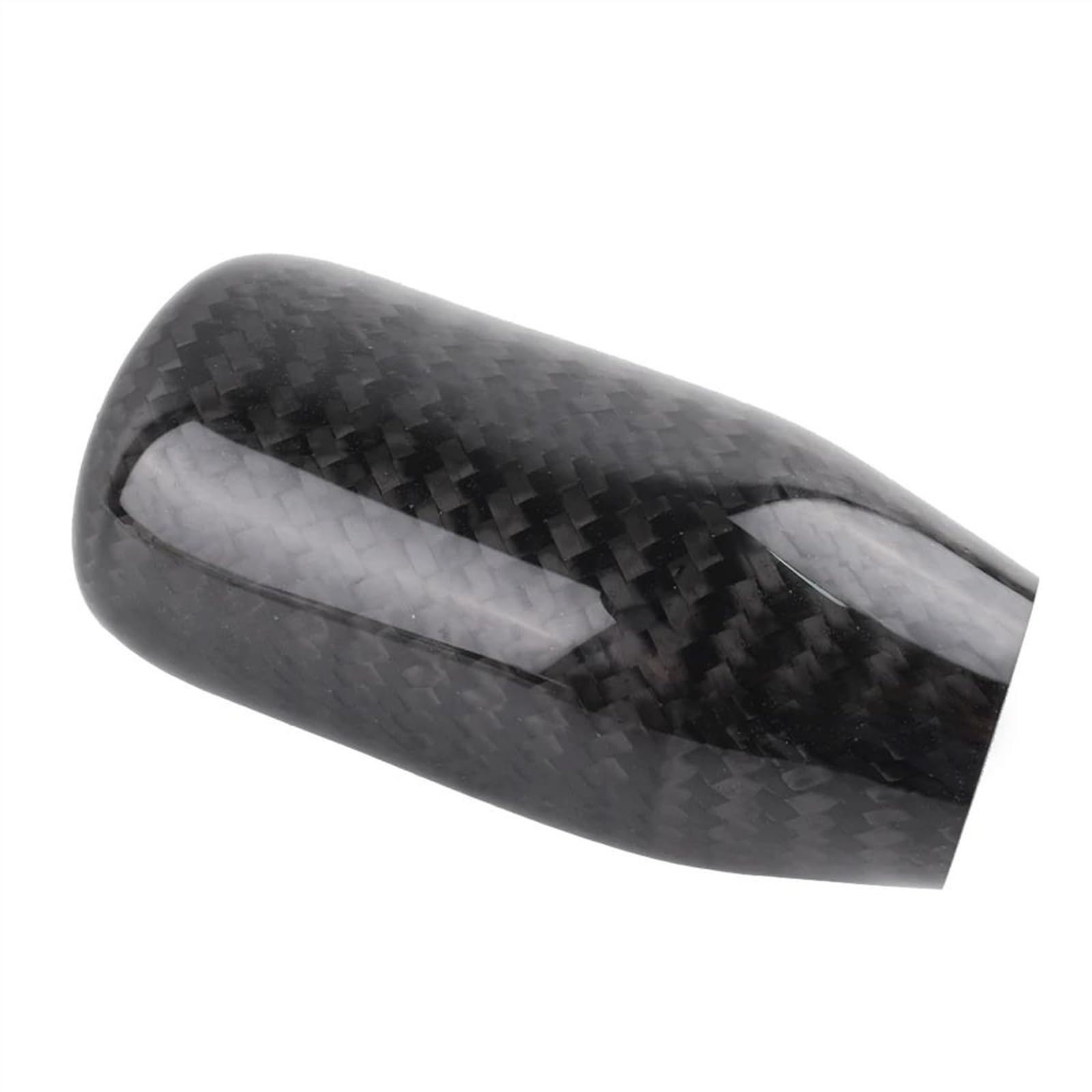 GYTTAK Schaltknauf Automatik Carbon Fiber Auto Schaltknauf Schaltkopf W/3 Adapter 8mm 10mm 12mm Universal Schalthebel Getriebe Griff(color1) von GYTTAK