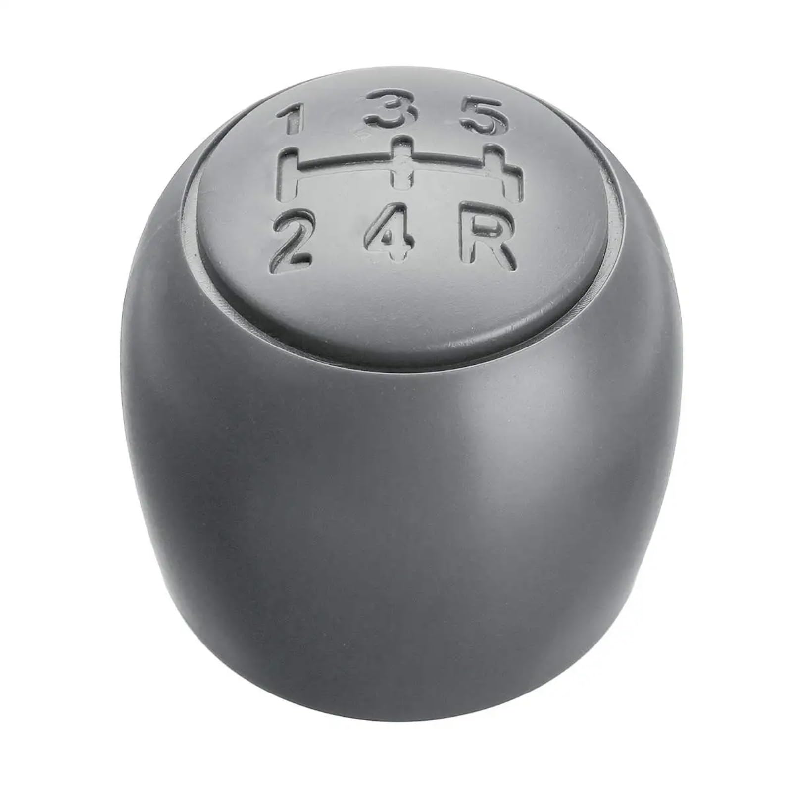 GYTTAK Schaltknauf Automatik Kompatibel Mit FIAT Für Panda 2003–2012 500 500c 2007–2013 5-Gang-Schaltknauf Schaltkopf Handball Auto-Innenteile(Gray) von GYTTAK