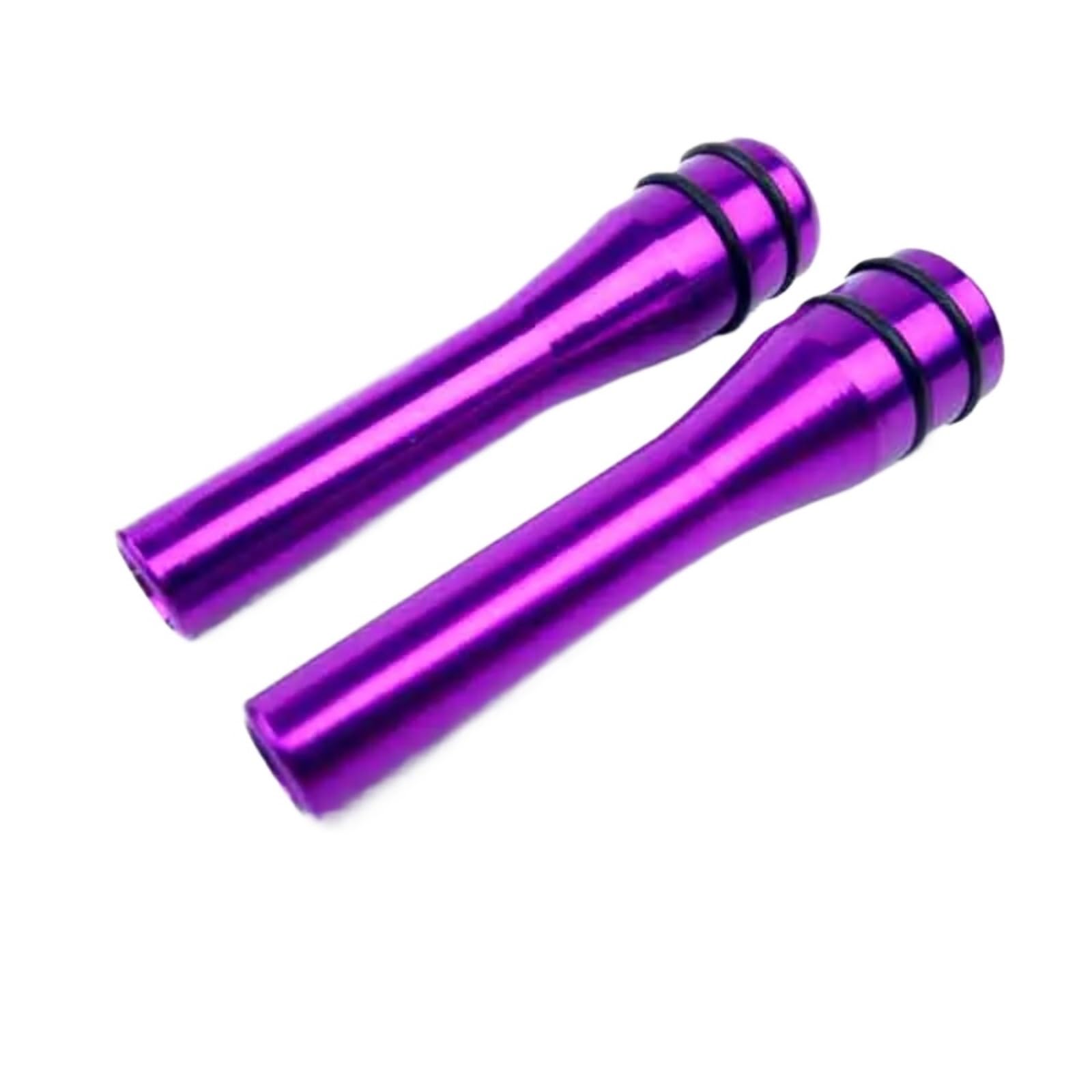 GYTTAK Türschloss Pin Abdeckung Kompatibel Mit Peugeot 207 407 508 2008 406 48 Mm Autotürverriegelungsstange Türstift Verriegelungsknopf Liftabdeckungen Modifikationsteile(Purple) von GYTTAK