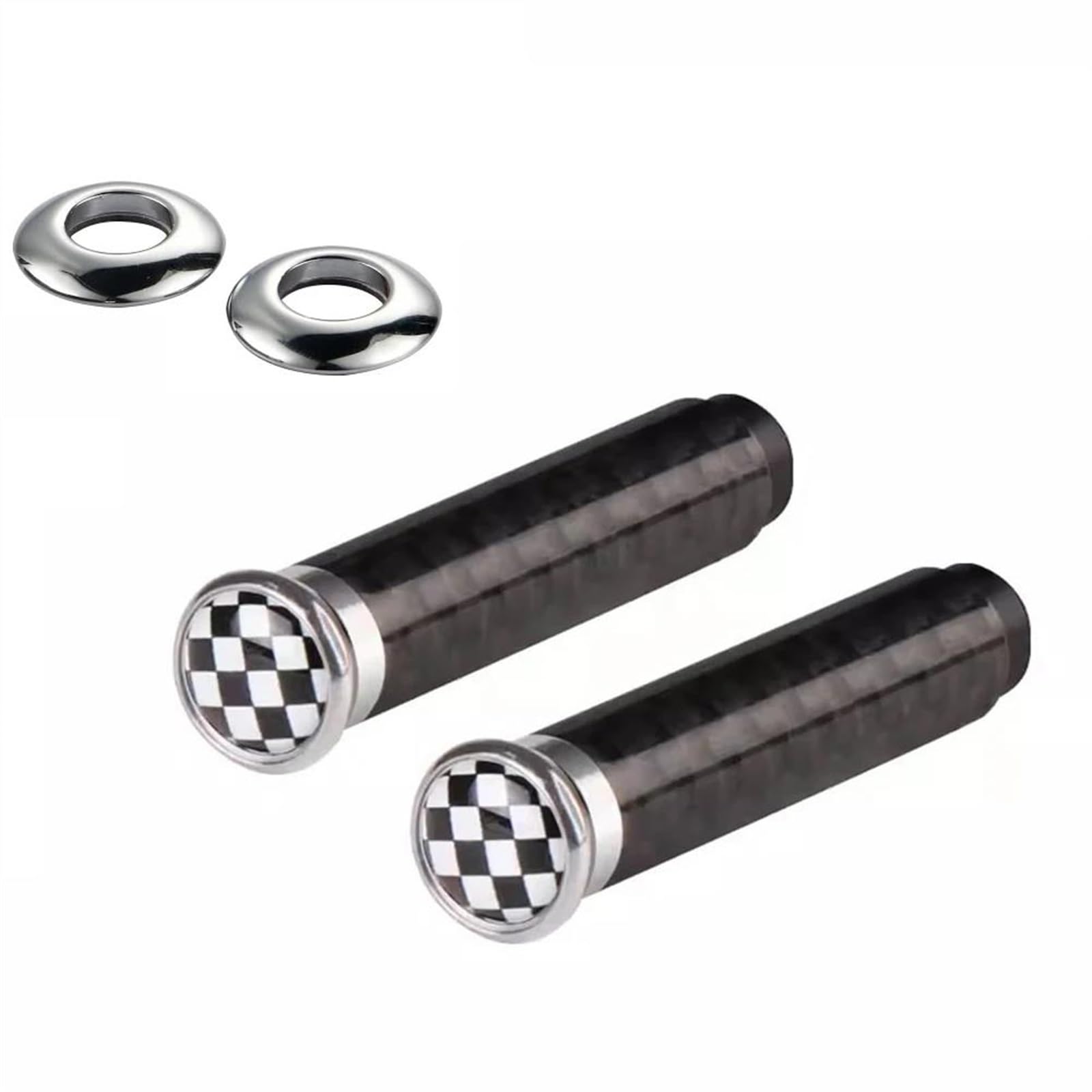 Türschloss Pin Abdeckung Kompatibel Mit Mini Für Cooper S Für Clubman Für Countryman R55 R56 R57 R58 R59 R60 R61 Auto Metallbolzen Türverriegelungsknopf Pin Dekor Türverriegelungsstiftkappen(4) von GYTTAK