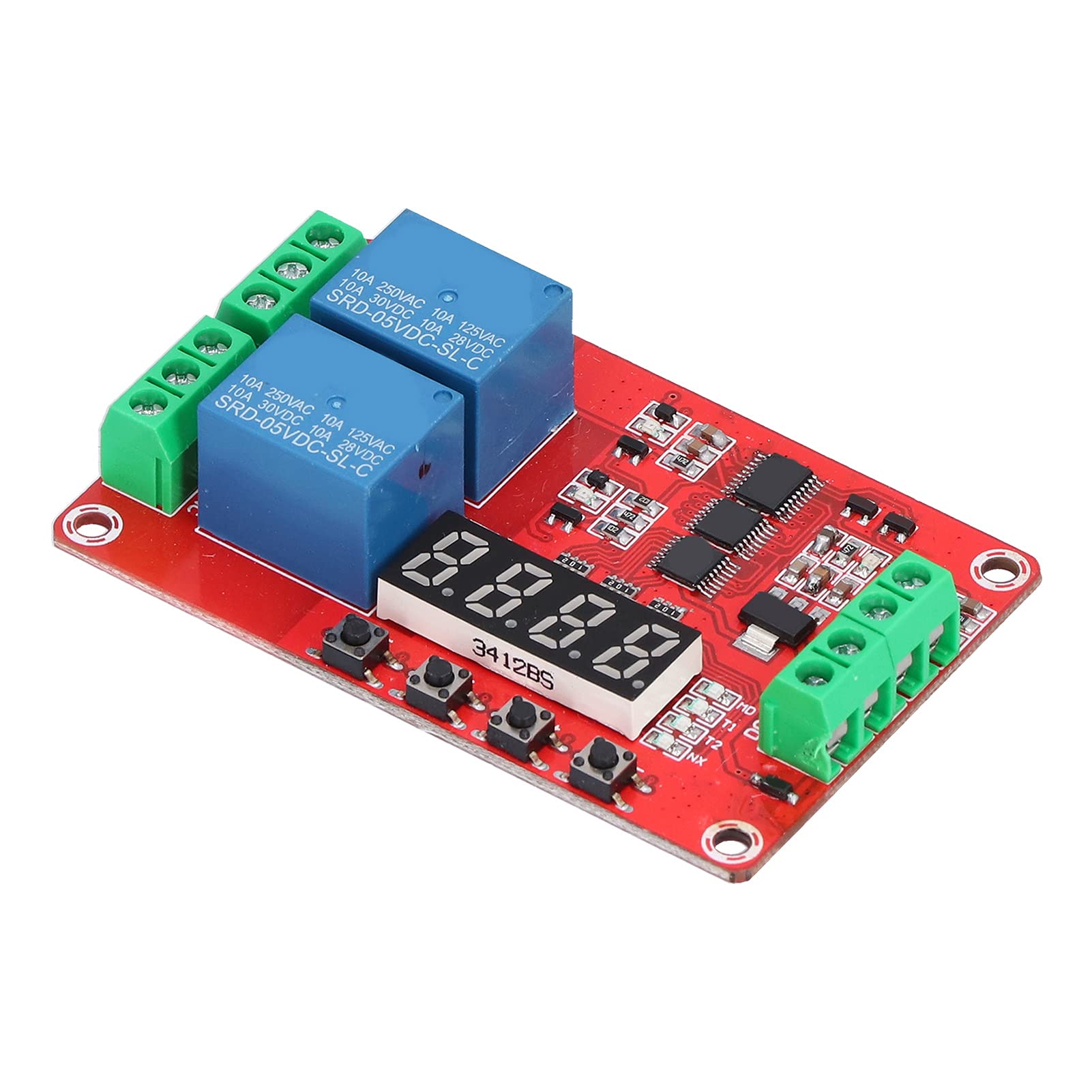 2 Kanal -Relais -Modul -Selbstverriegelungszyklus -Timing -Modul Multi -Funktionszeitverzögerungsrelais -Karte (5v) von GYZOUKA