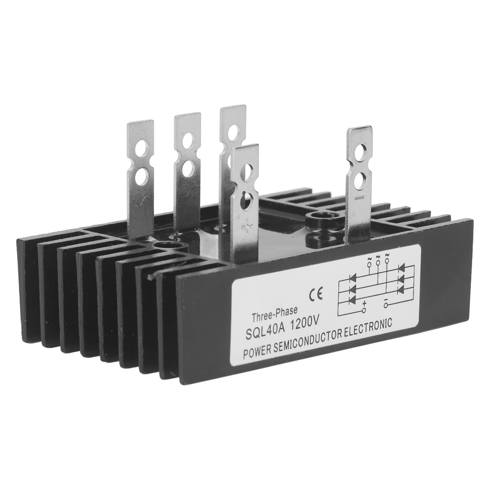 Brückengleichrichter 1600V 40A Aluminiumlegierung SQL40A für CNC-Maschinen, Industrielle Automatisierungssteuerung, Fernsteuerungssystem von GYZOUKA