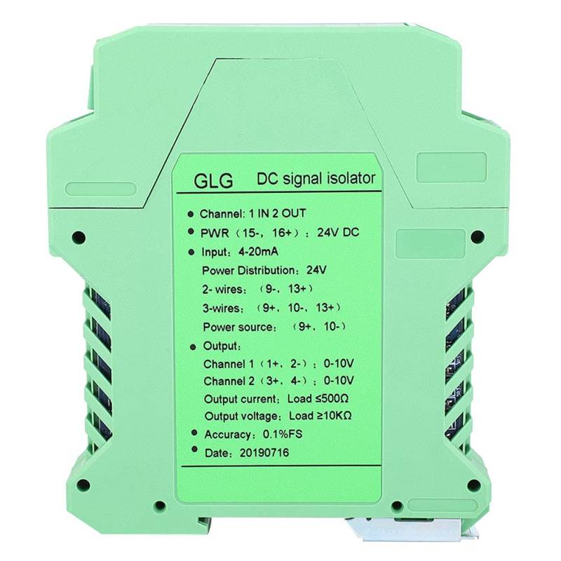 Signalsplitter 4 Bis 20 MA DC -Signalisolator -Modul - -Isolator -Sender -Conditioner (Einer von Two Out 0-10V) von GYZOUKA