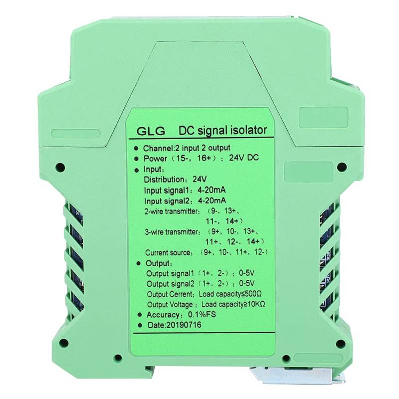 Signalsplitter 4 Bis 20 MA DC -Signalisolator -Modul - -Isolator -Sender -Conditioner (Zwei in und zwei aus 0-5V) von GYZOUKA