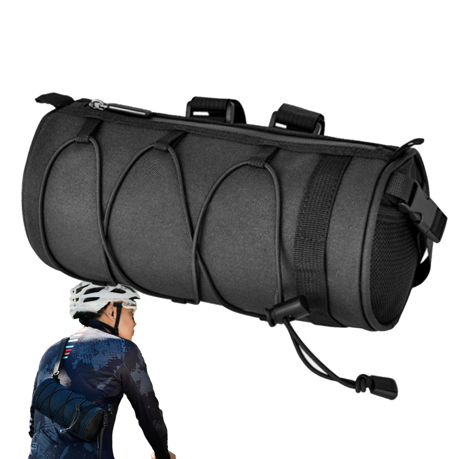 Fahrradträgertasche,Fahrradlenkertaschen | Mehrzweck-Vorderlenker-Fahrradtasche, Roller-Lenkertasche | Wasserdichte Rahmen-Aufbewahrungstasche, Roller-Aufbewahrungstasche für Handy, Schlüssel, Taschen von GZBMEZS