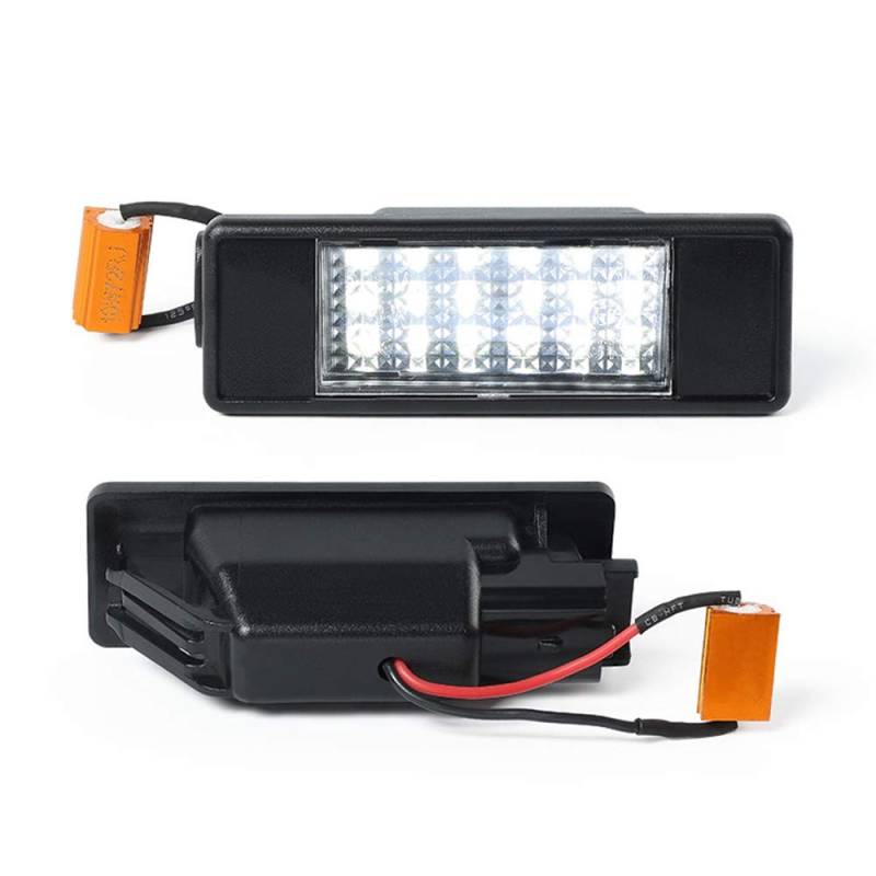 2pcs LED Auto Kennzeichenbeleuchtung für Mercedes für Sprinter W906 VITO W639 VIANO W639 Kennzeichenbeleuchtung Rücklicht (Schwarz) von GZCRDZ