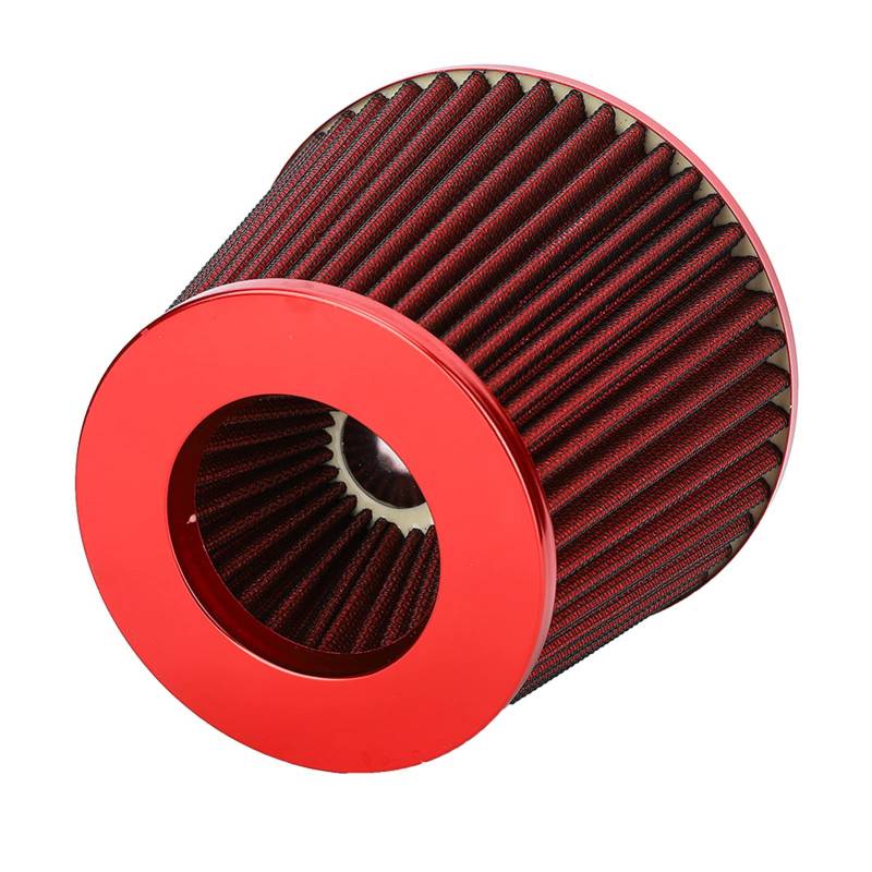 Eisenfilter, Pilz Luftfilter Auto Ersatz Zubehör 63mm Luftfilter, für den professionellen Gebrauch Auto(red) von GZD